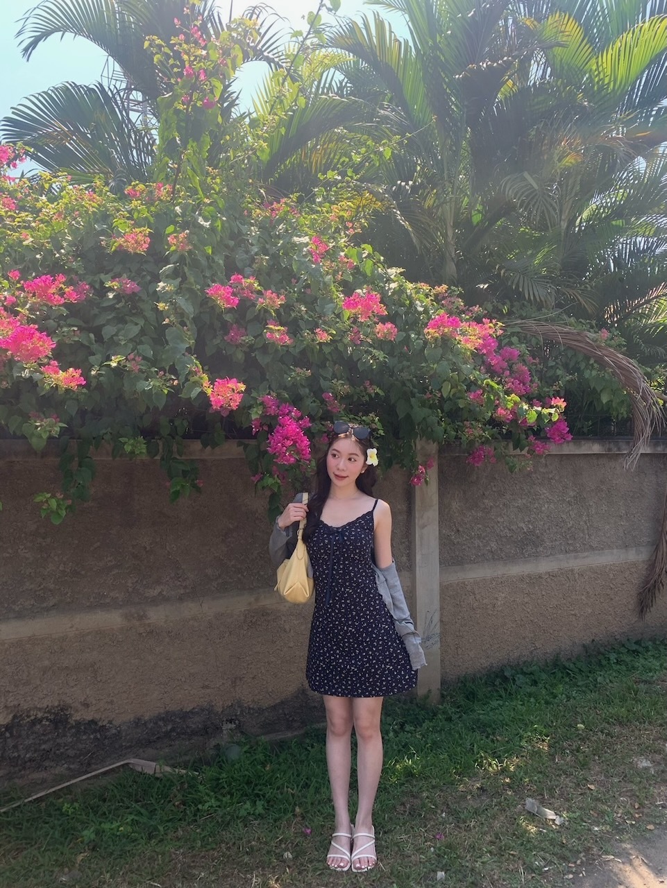 【imfine】車茂熙的衣櫥 碎花洋裝+罩衫 #5258