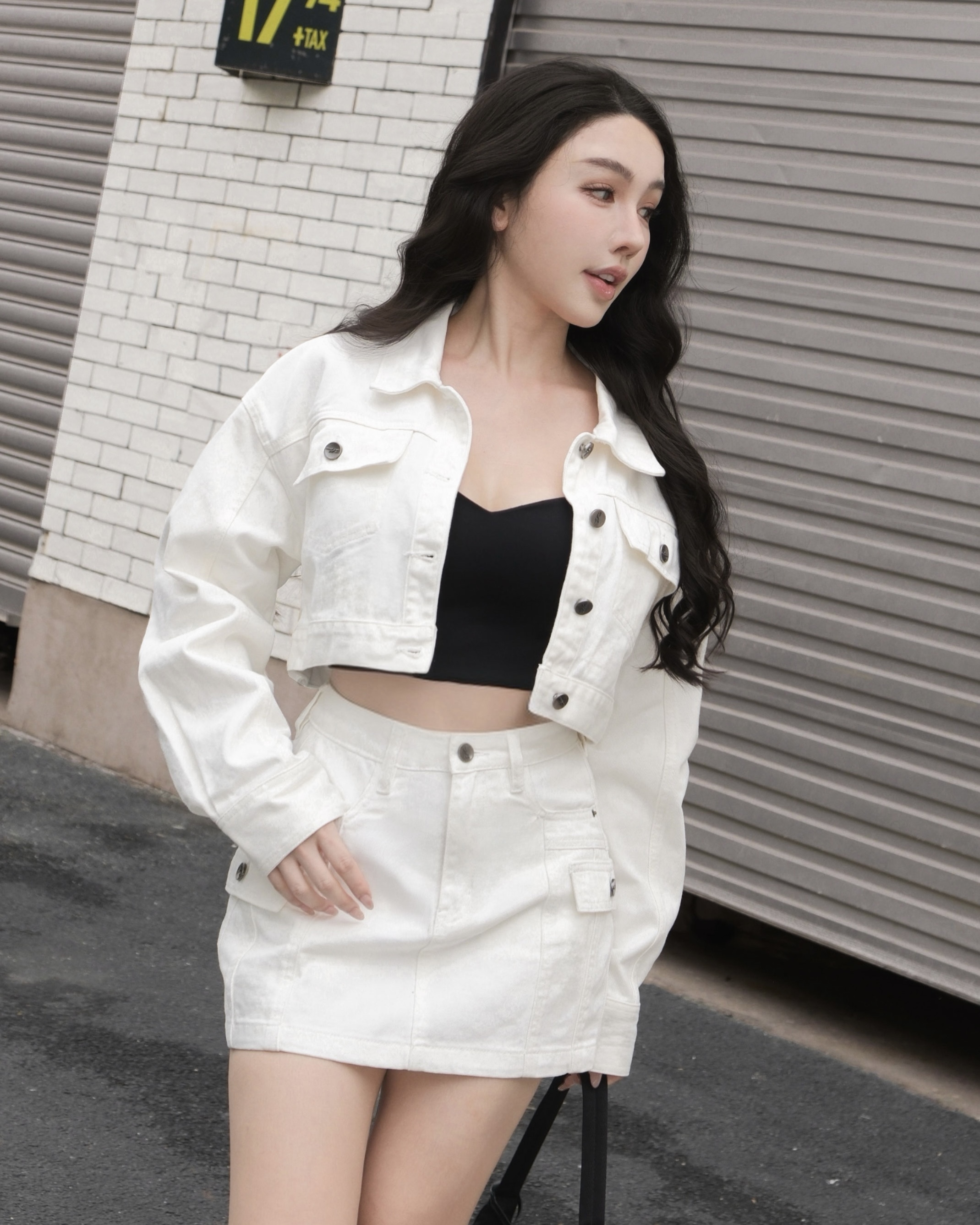 訂製-個性水洗牛仔短外套