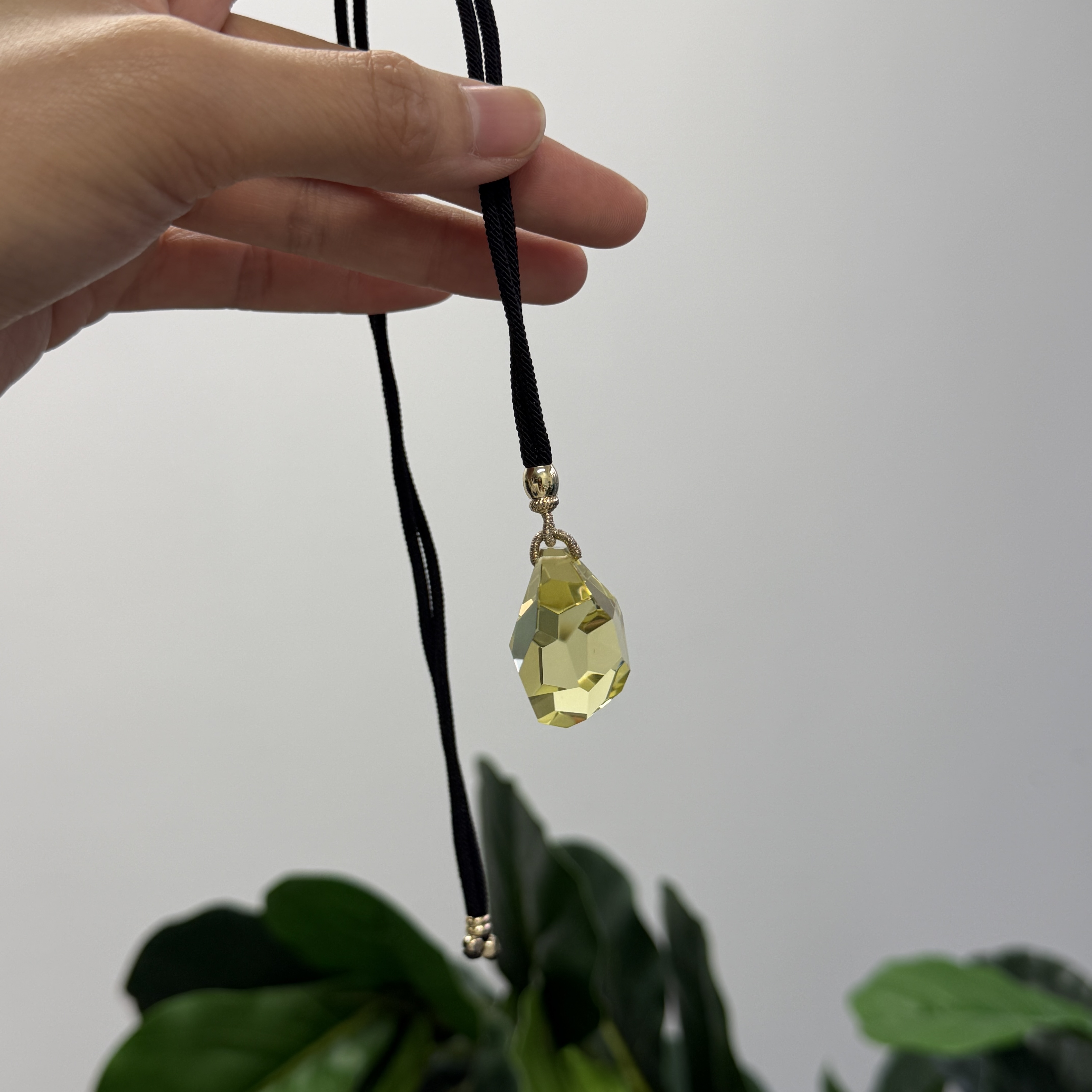 頂級黃水晶吊墜 （隨機發貨）