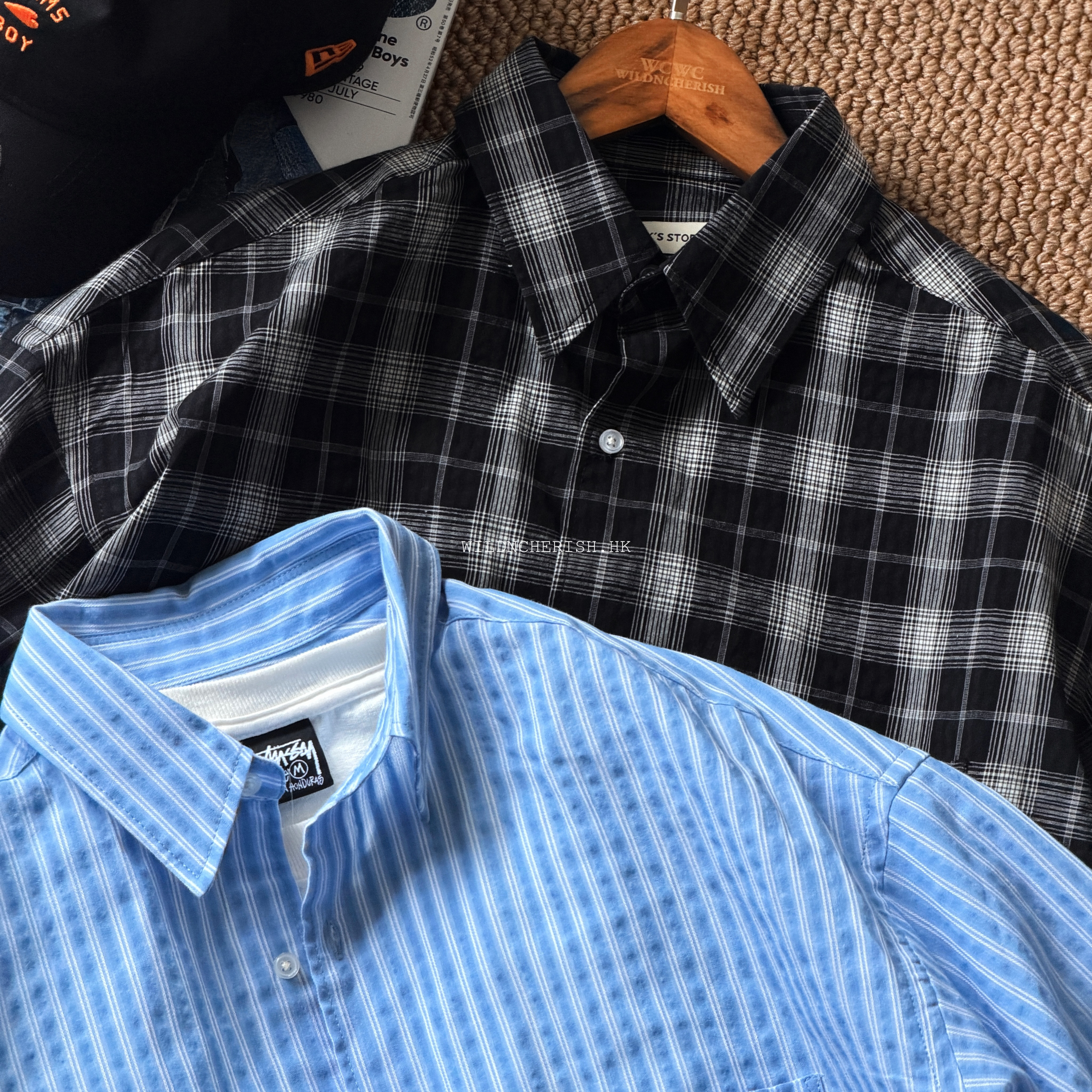 現貨 | Freak's Store Relaxed Fit Seersucker Shirt 泡泡紗