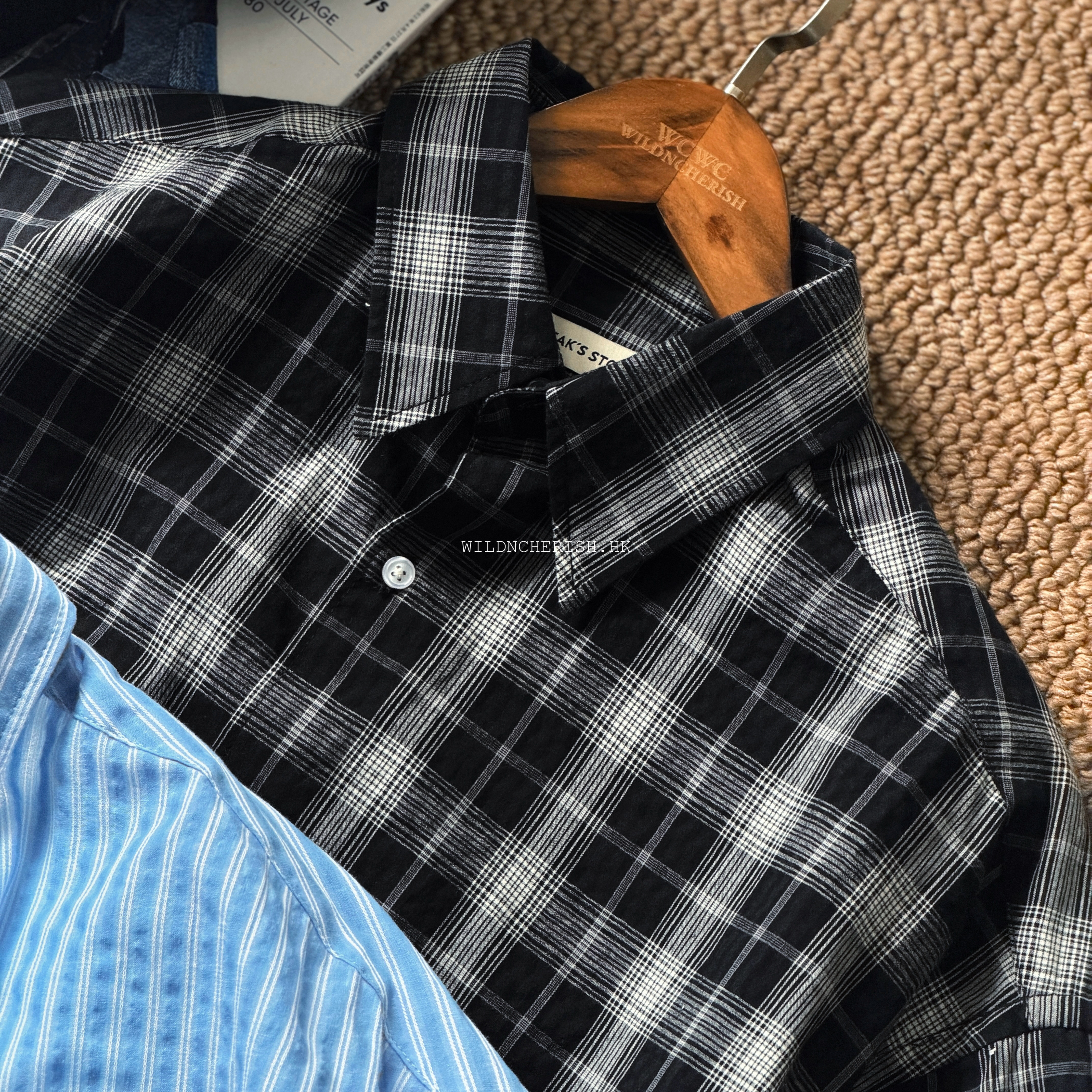 現貨 | Freak's Store Relaxed Fit Seersucker Shirt 泡泡紗