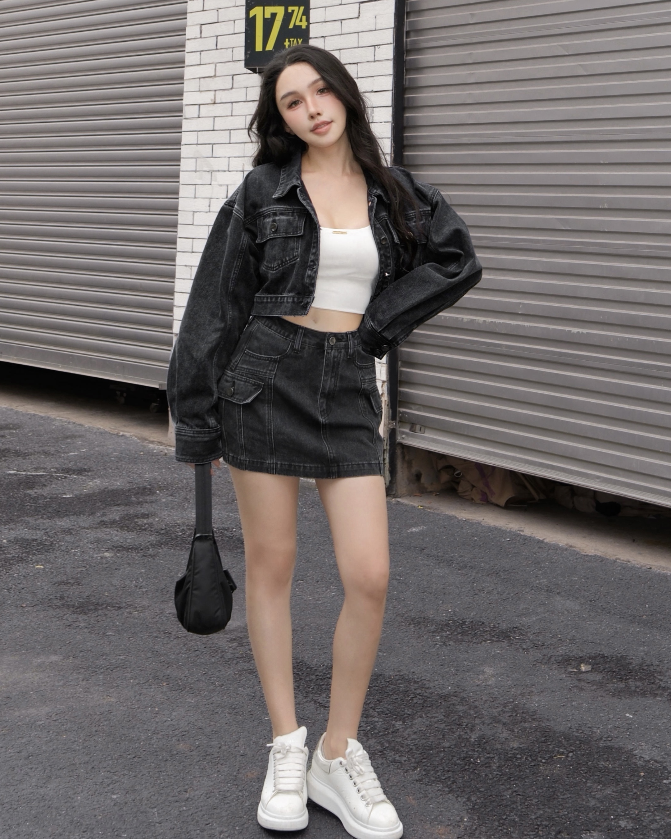 訂製-個性水洗牛仔短外套