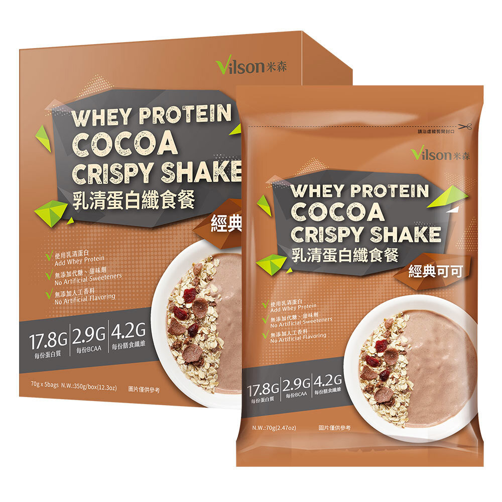 短效促售2026.06.20🔥米森乳清蛋白纖食餐-經典可可