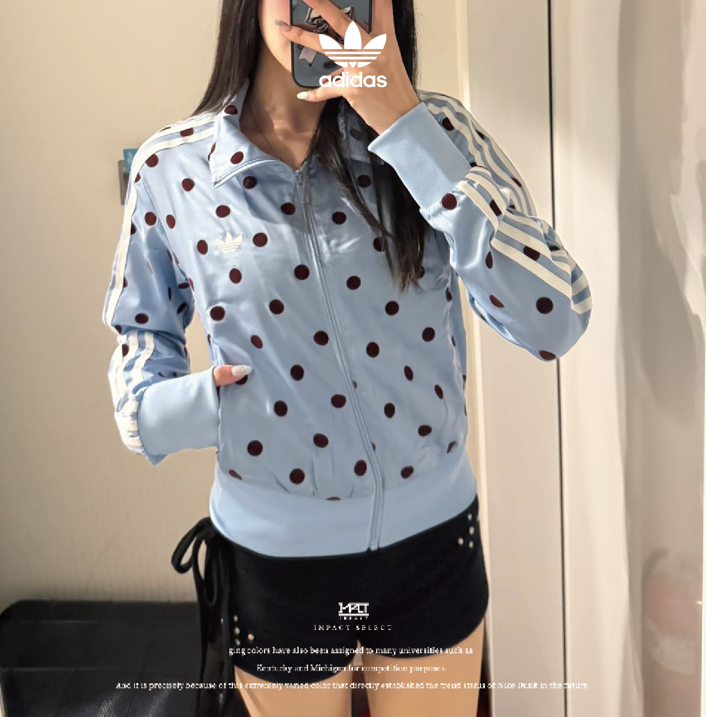 adidas originals SATIN POLKA DOTS 復古 波點 外套 三色 KV1165 KV1166 KV1167