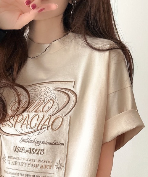 日本🇯🇵連線 JAVA 簡約風格印花刺繡T恤 男女可穿 寬鬆 套頭衫 短袖 落肩 T恤 5色(任買兩件711免運)/預購