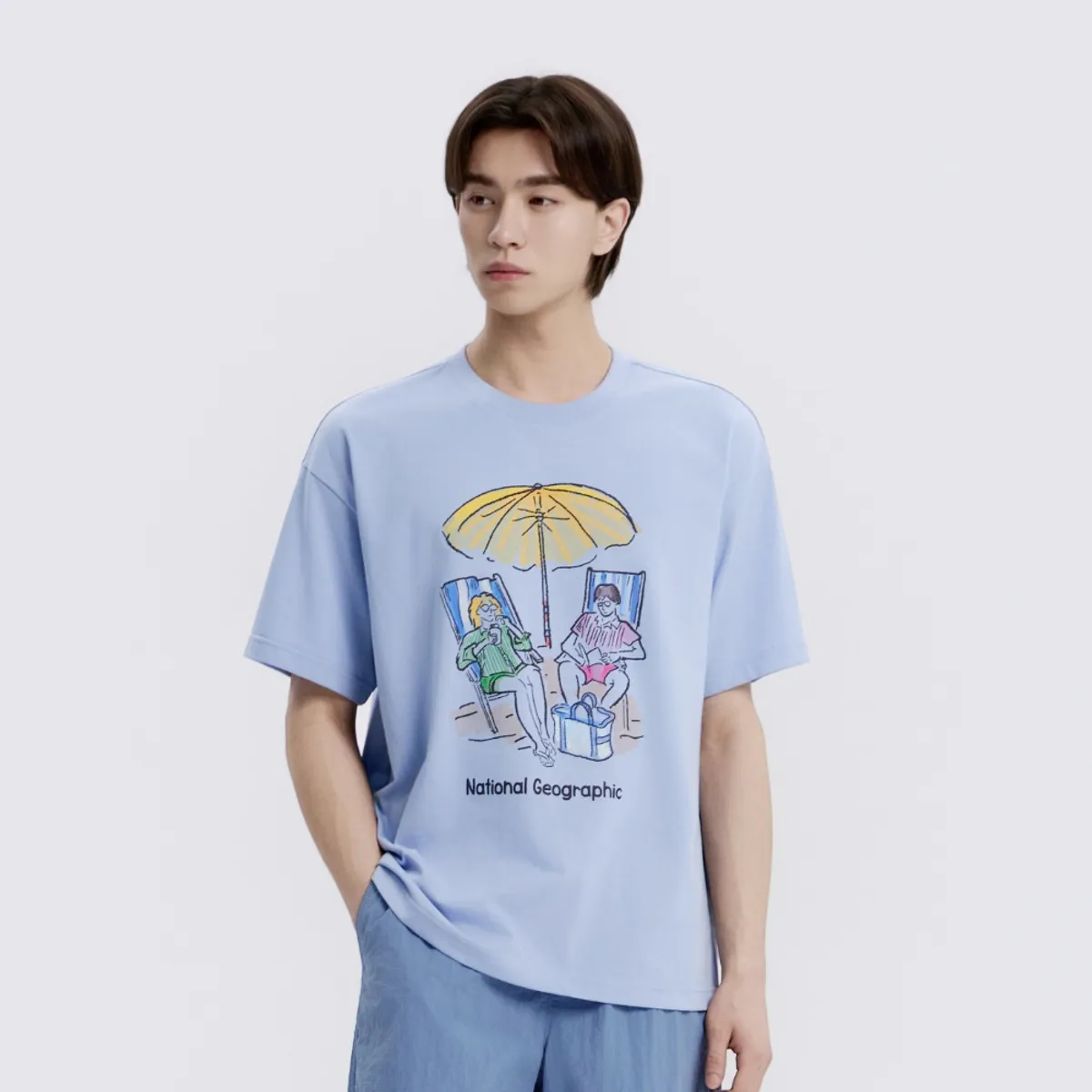 【代購】國家地理 Vacation 渡假風圖案 半寬鬆短袖T恤