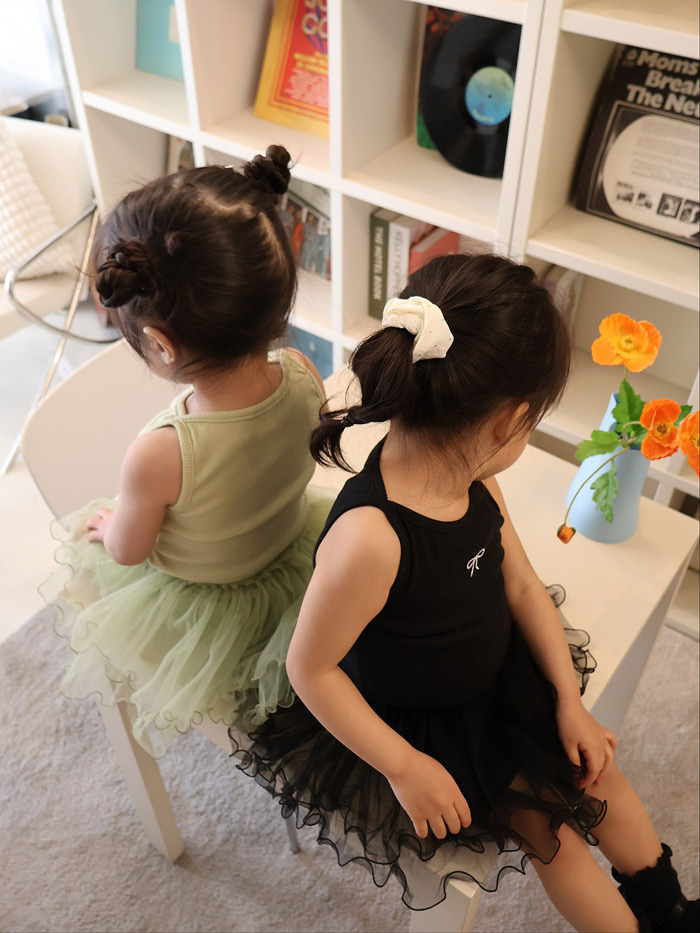 正韓夏COLOR 兩色澎澎紗褲裙