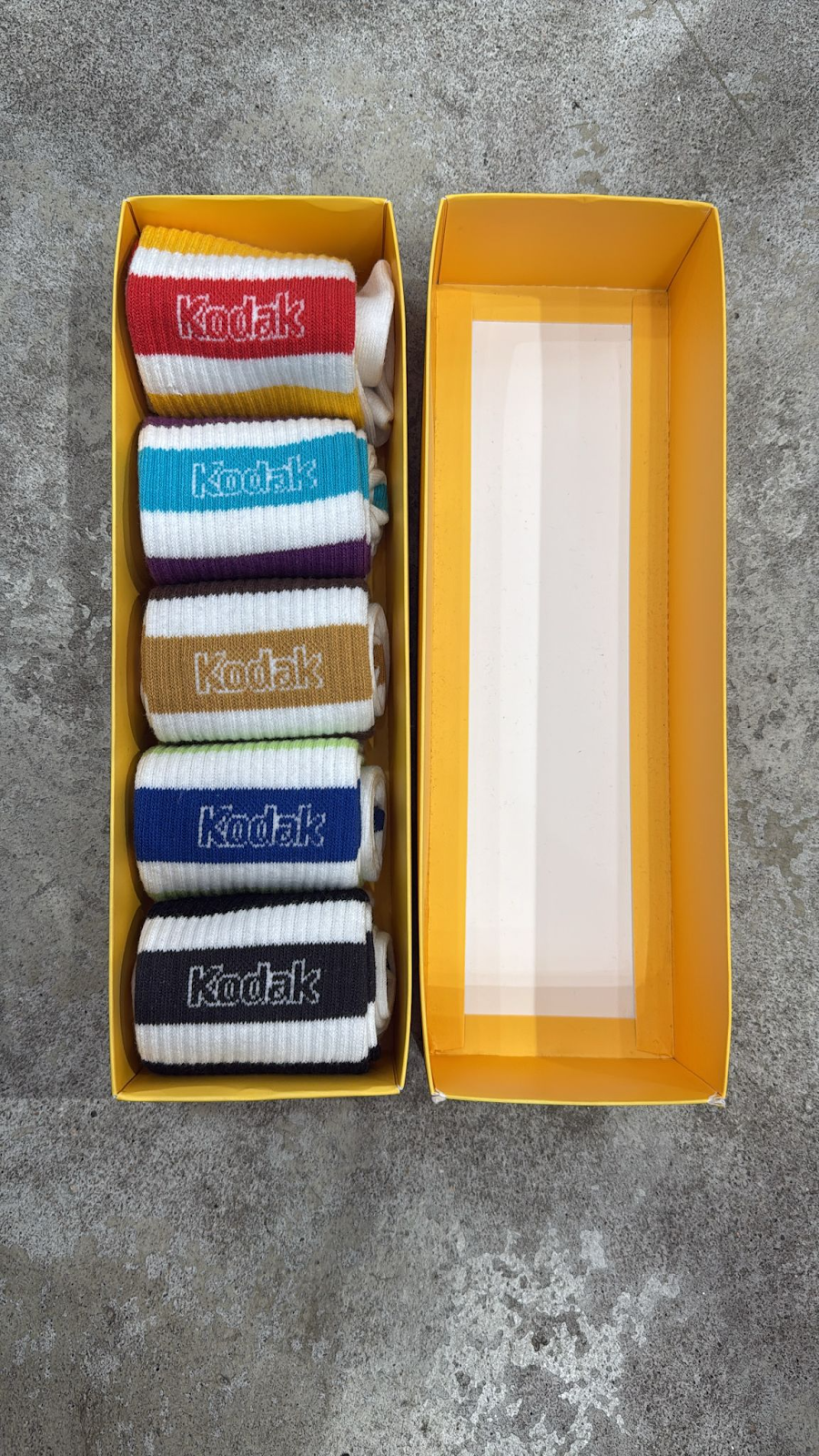 XE040 KODAK 特色印花襪子5對裝