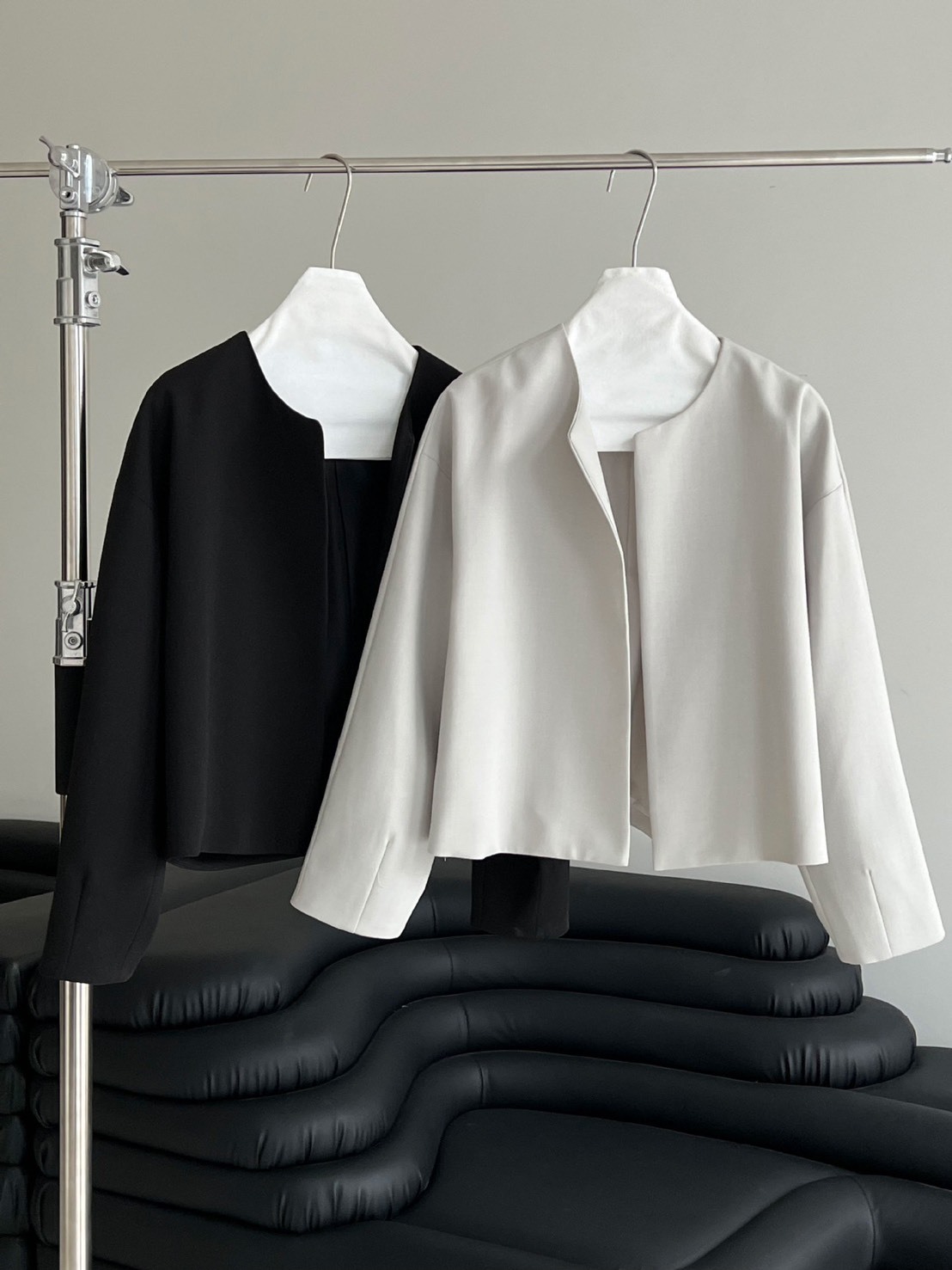 No.4157 快斷貨 簡約圓領設計外套