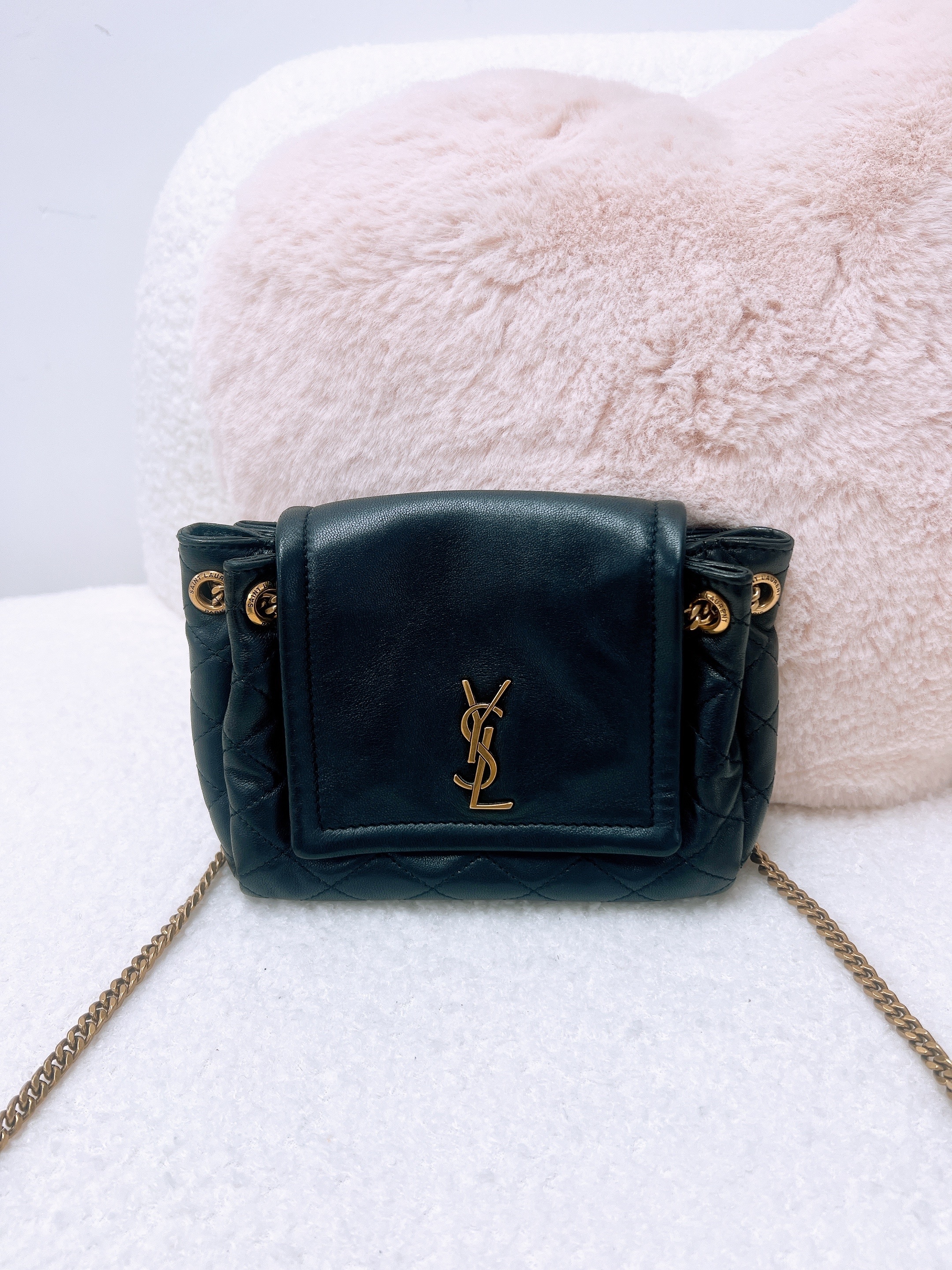 YSL Saint Laurent nolita black GHW