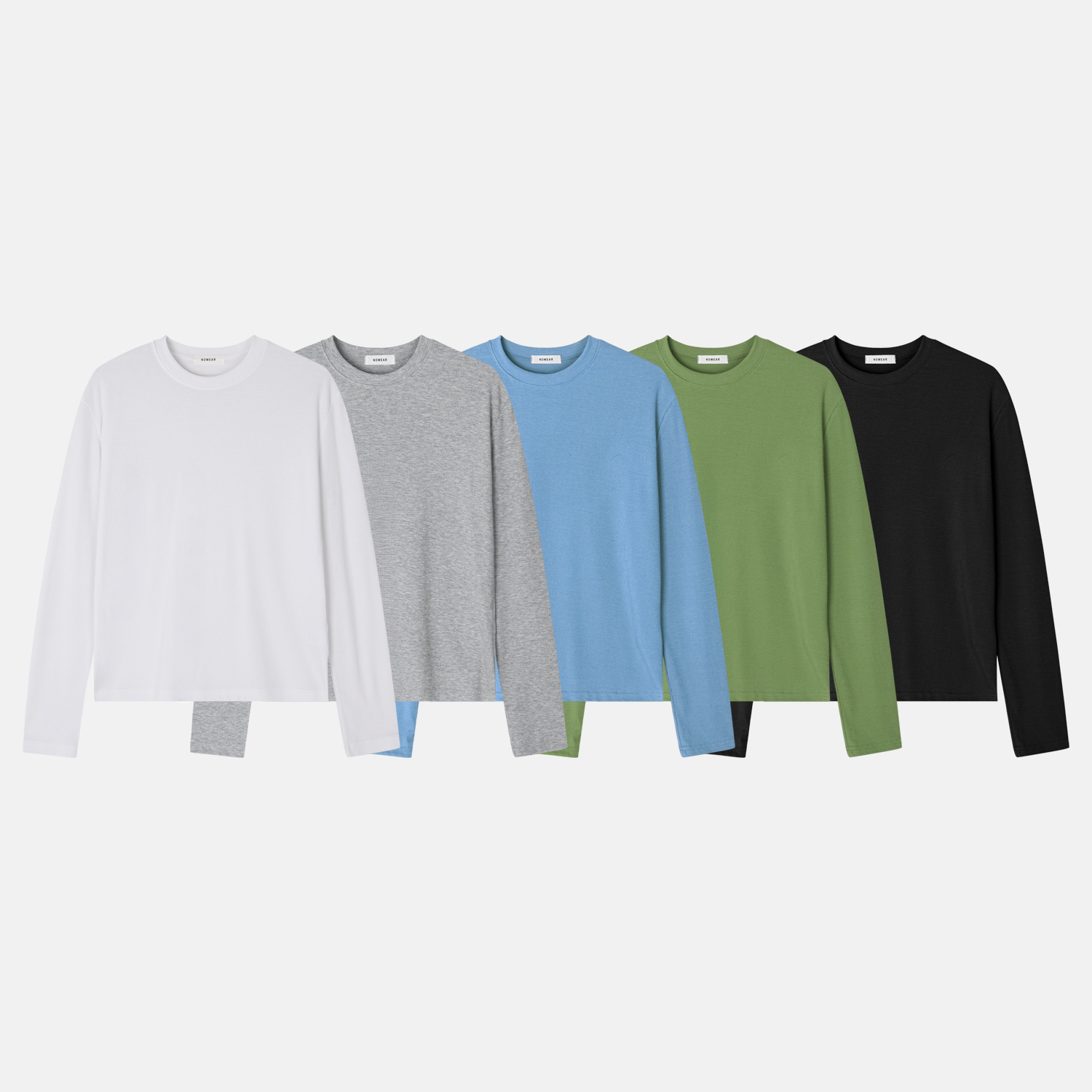 羅紋修身長袖上衣