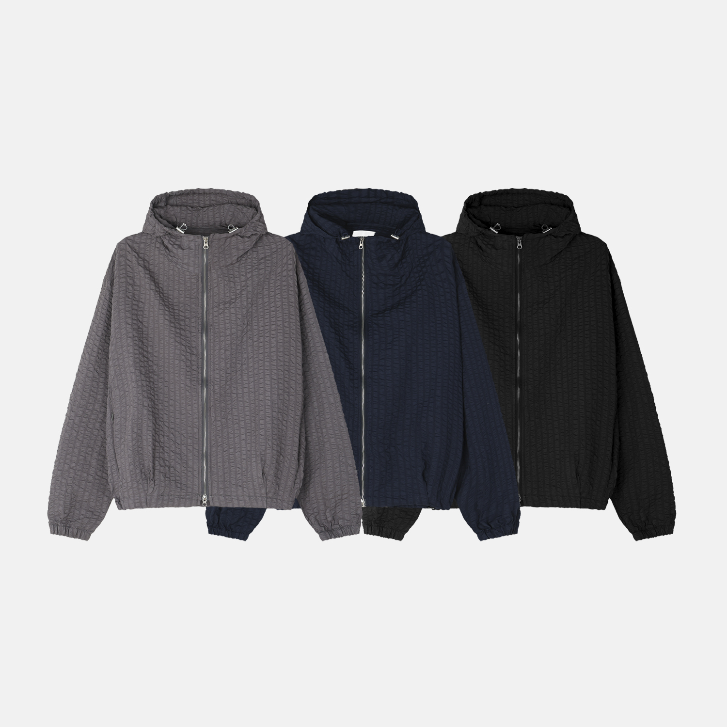 壓紋輕量防風外套