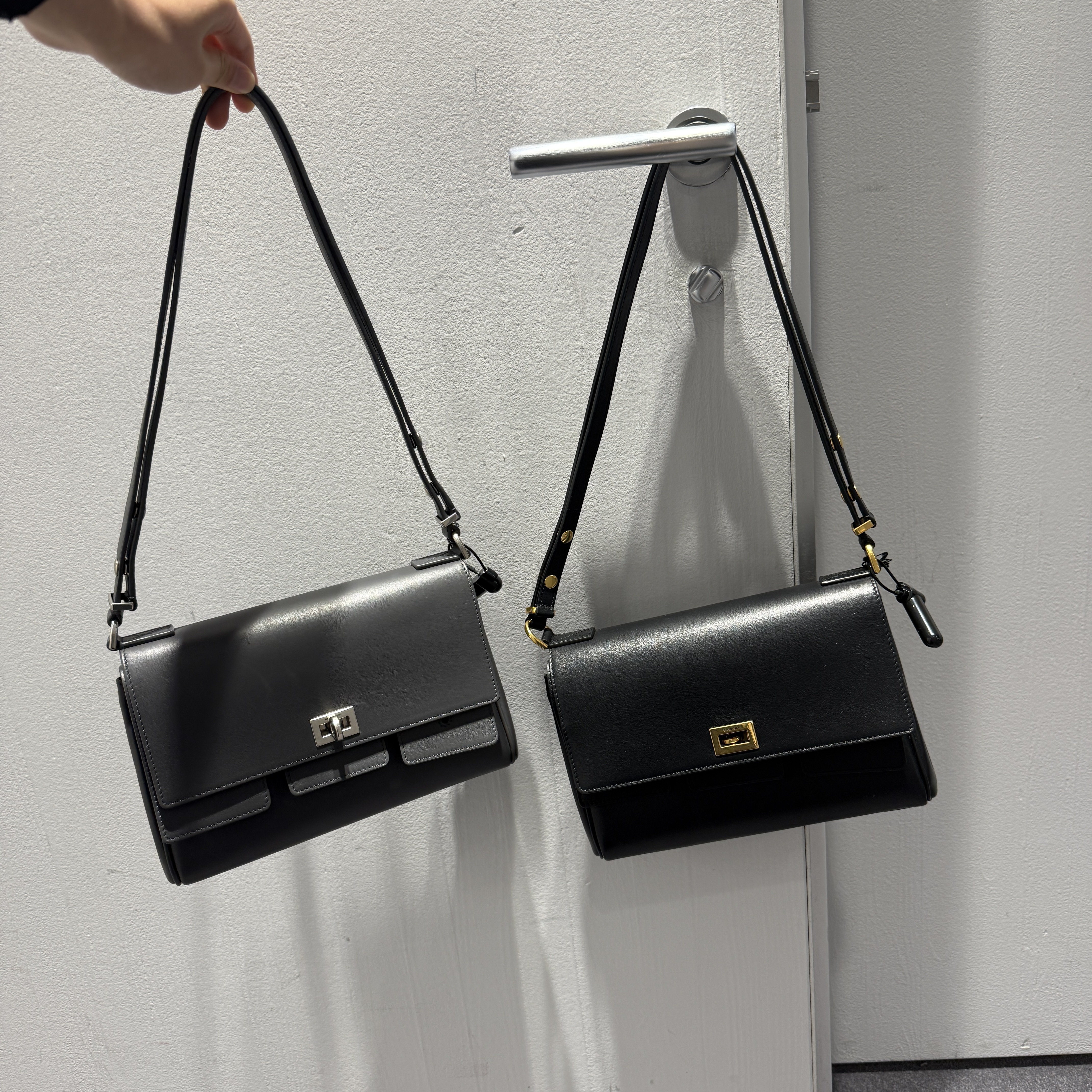 Balenciaga bel air flap bag xs leather