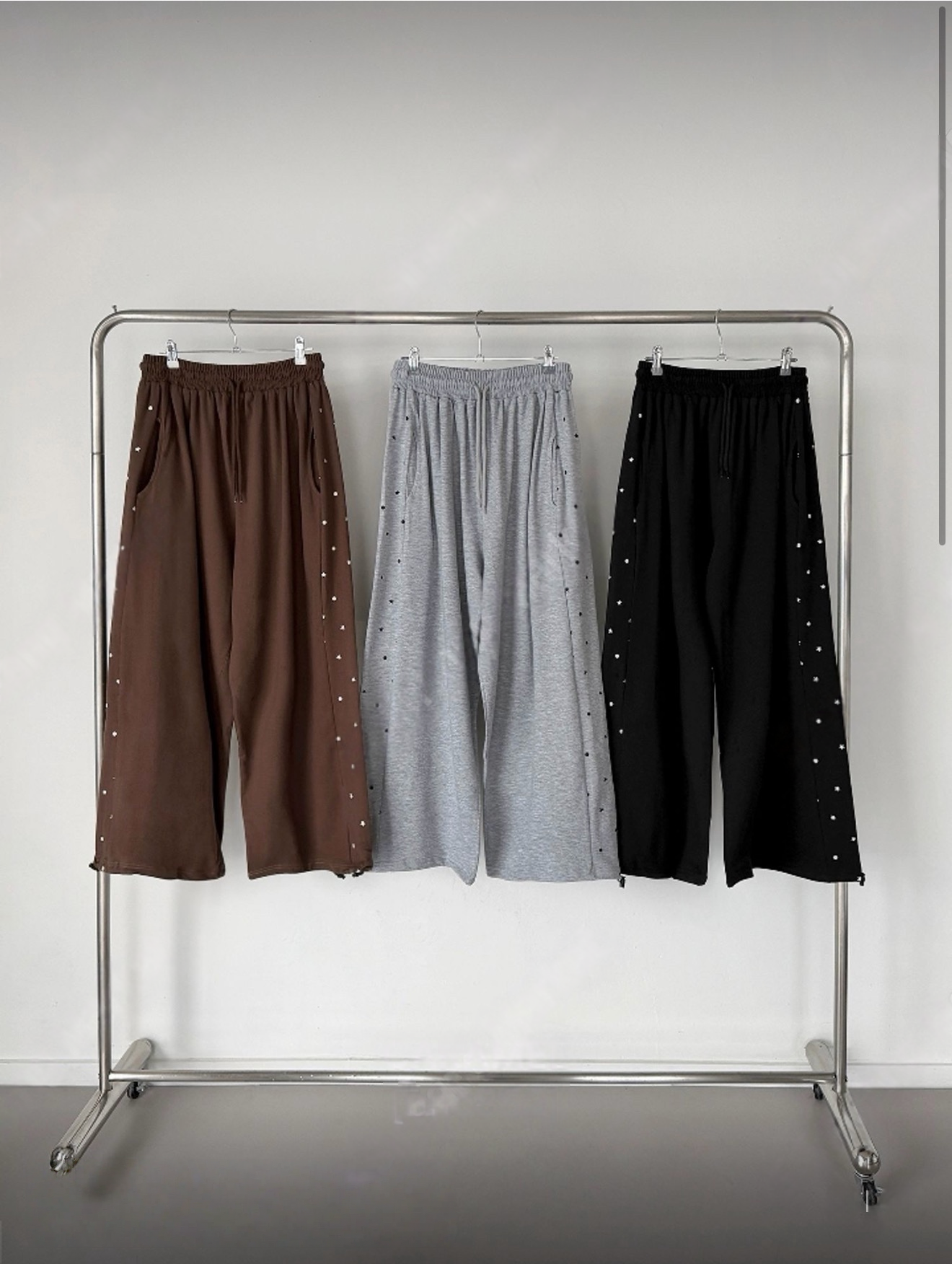 （3月韓國連線）P0259｜韓國大熱星星波點闊腳休閑褲🎧ྀི♪⋆.✮