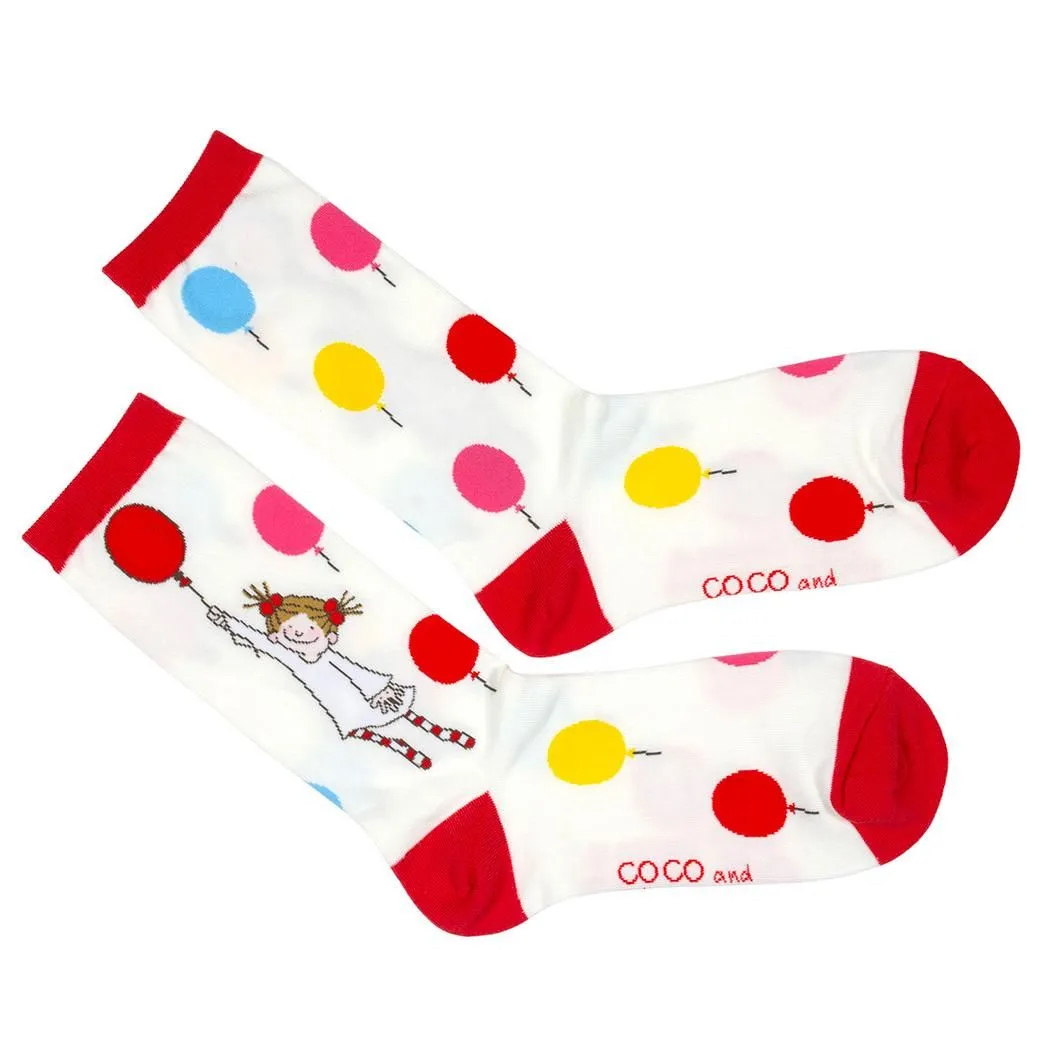 COCO醬-氣球 襪子 COCO and Wondrous Gang |日本Greeting Life