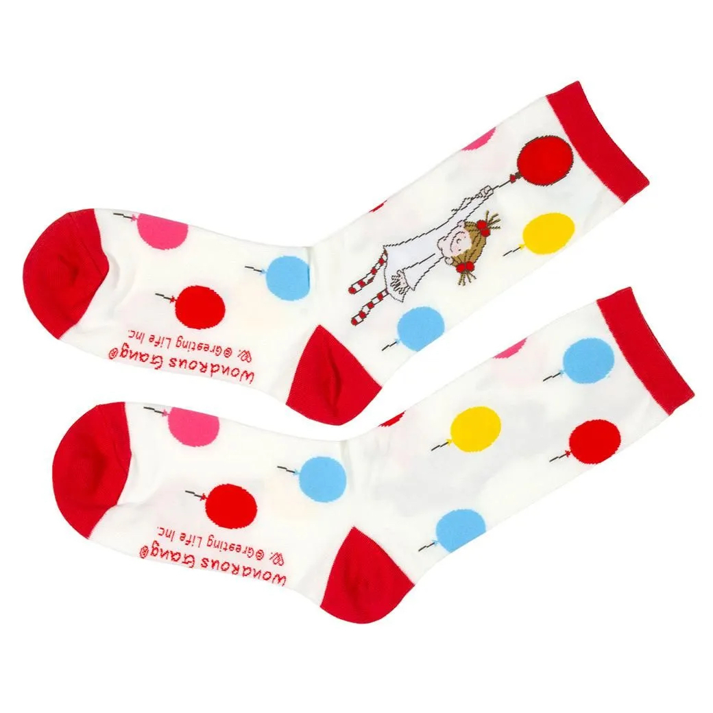 COCO醬-氣球 襪子 COCO and Wondrous Gang |日本Greeting Life