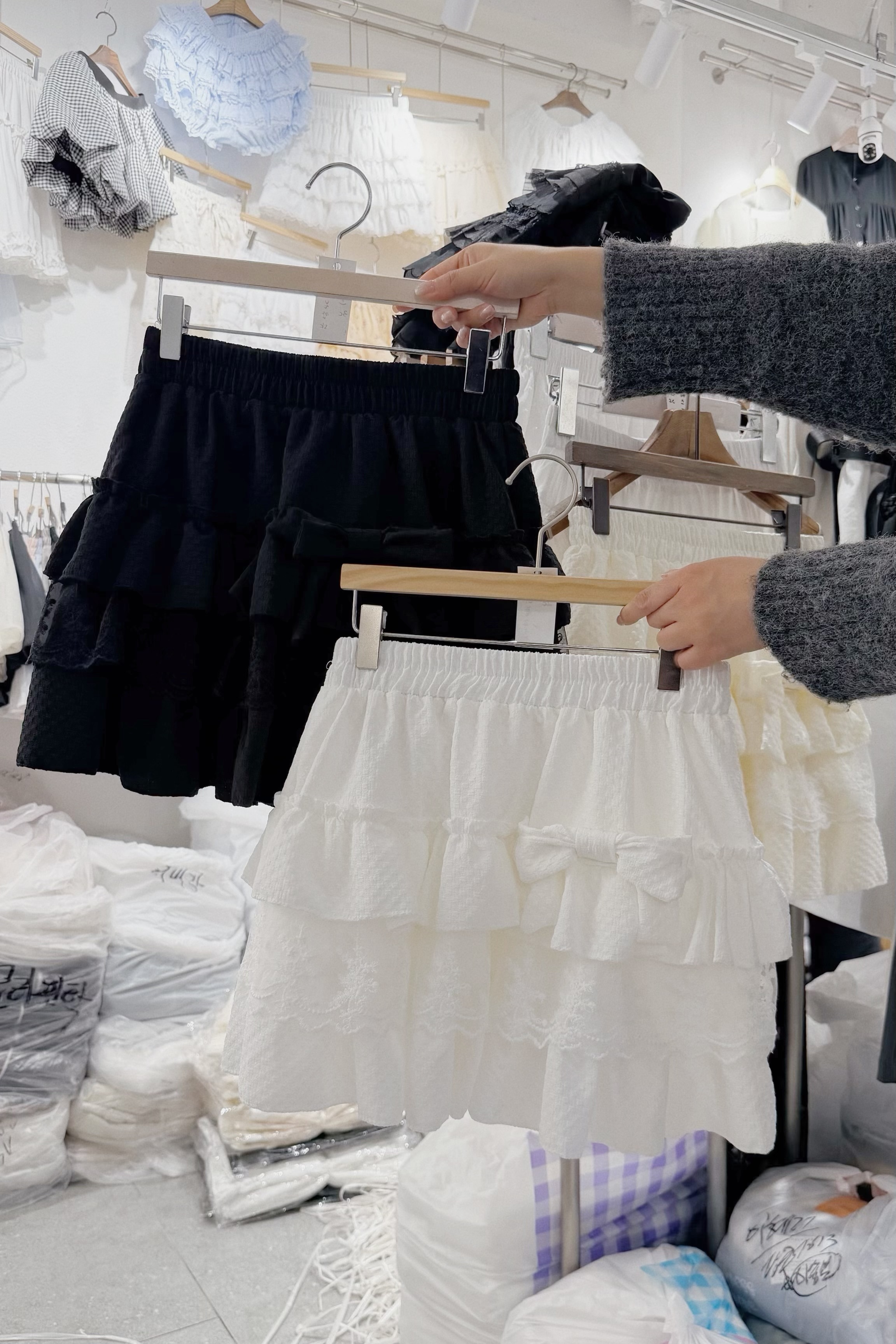 （3月韓國連線）D0552｜春夏短裙精選款✨ 芭蕾舞風蛋糕版型系列࣪ ִֶָ☾.