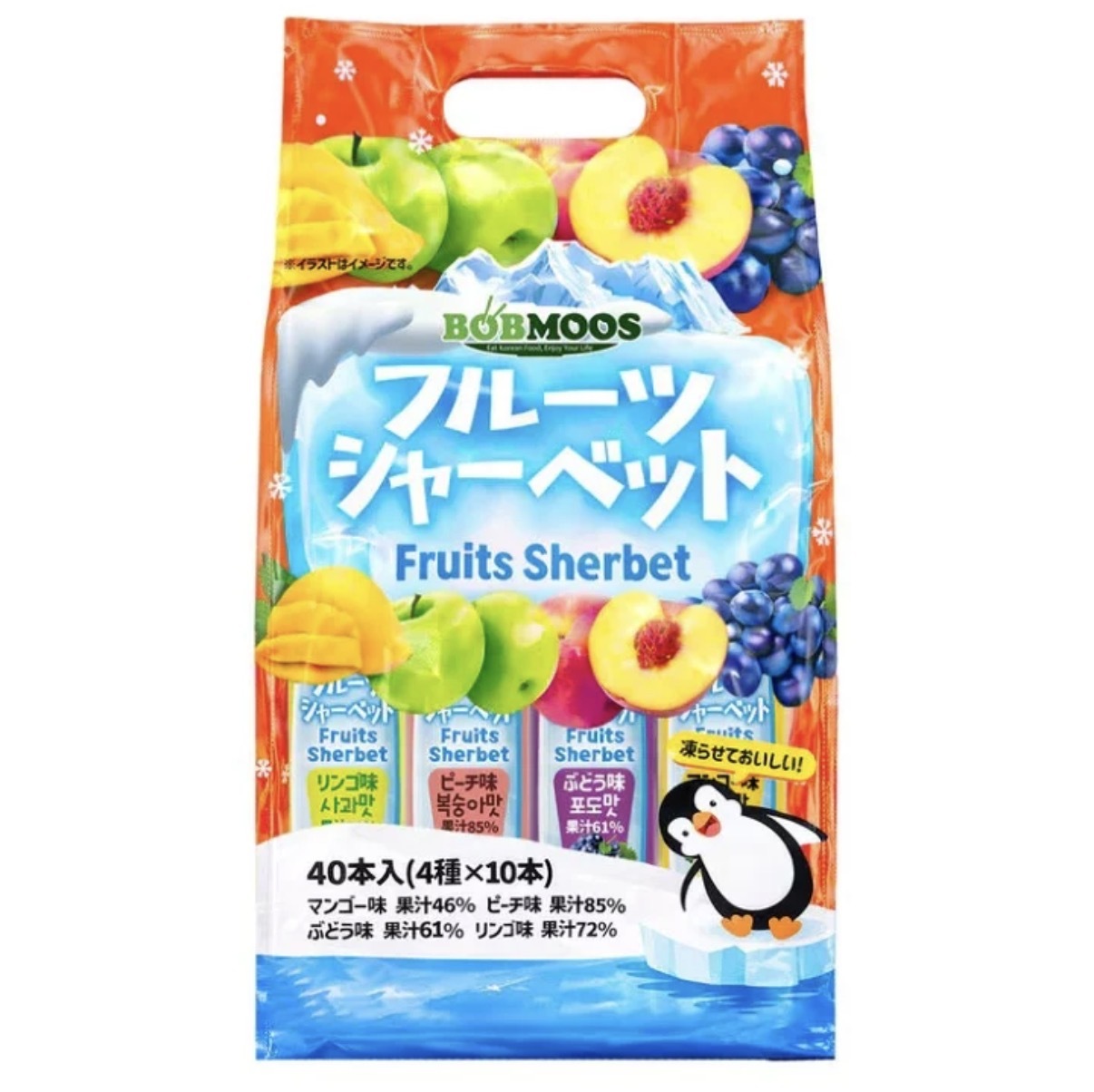 【Costco限定】JP BOBMOOS 企鵝綜合水果雪葩 4398 TK260324