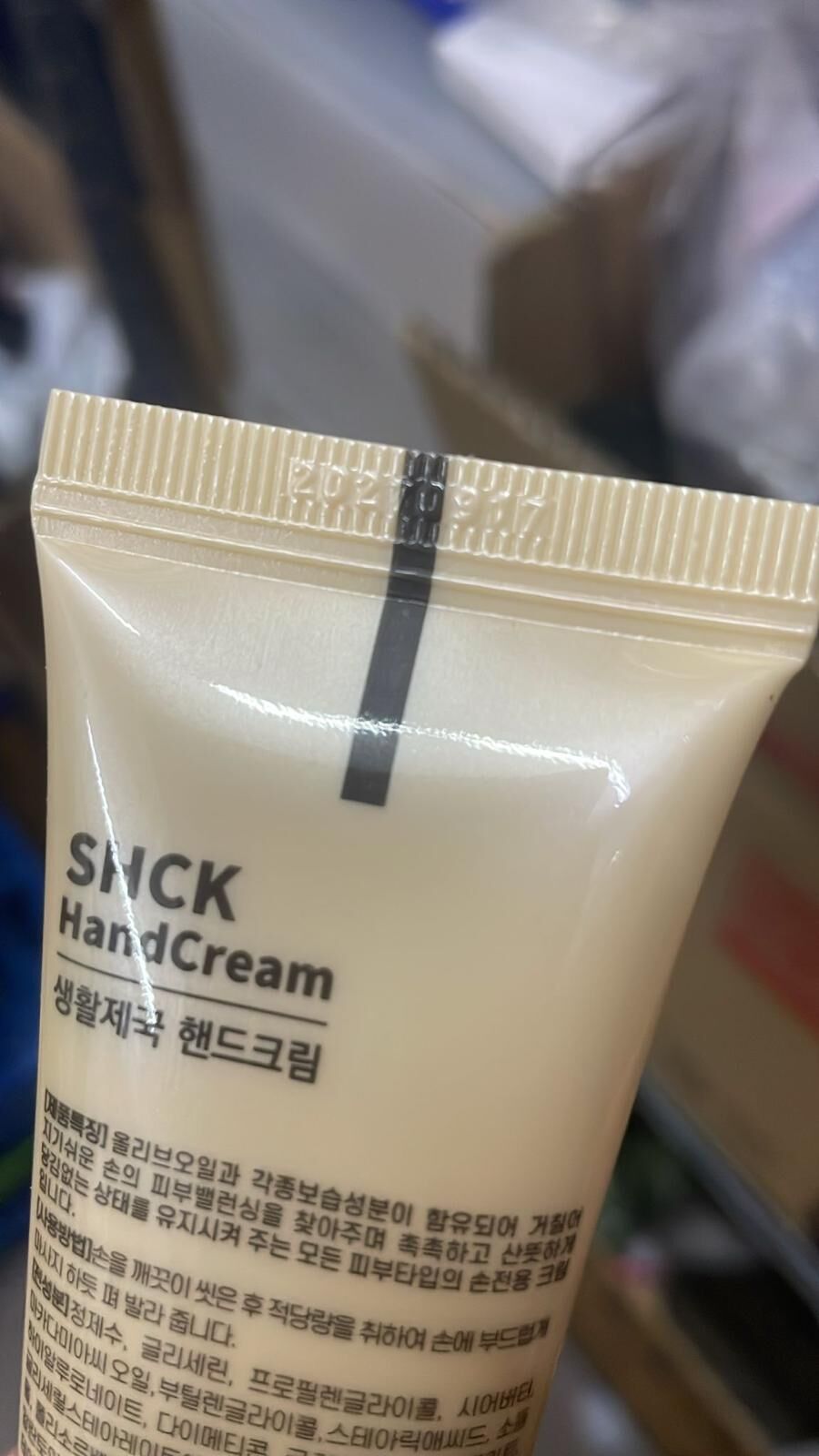 現貨 韓國製造漢方 SHCK 防裂多效保濕輕盈大容量護手霜（#919）