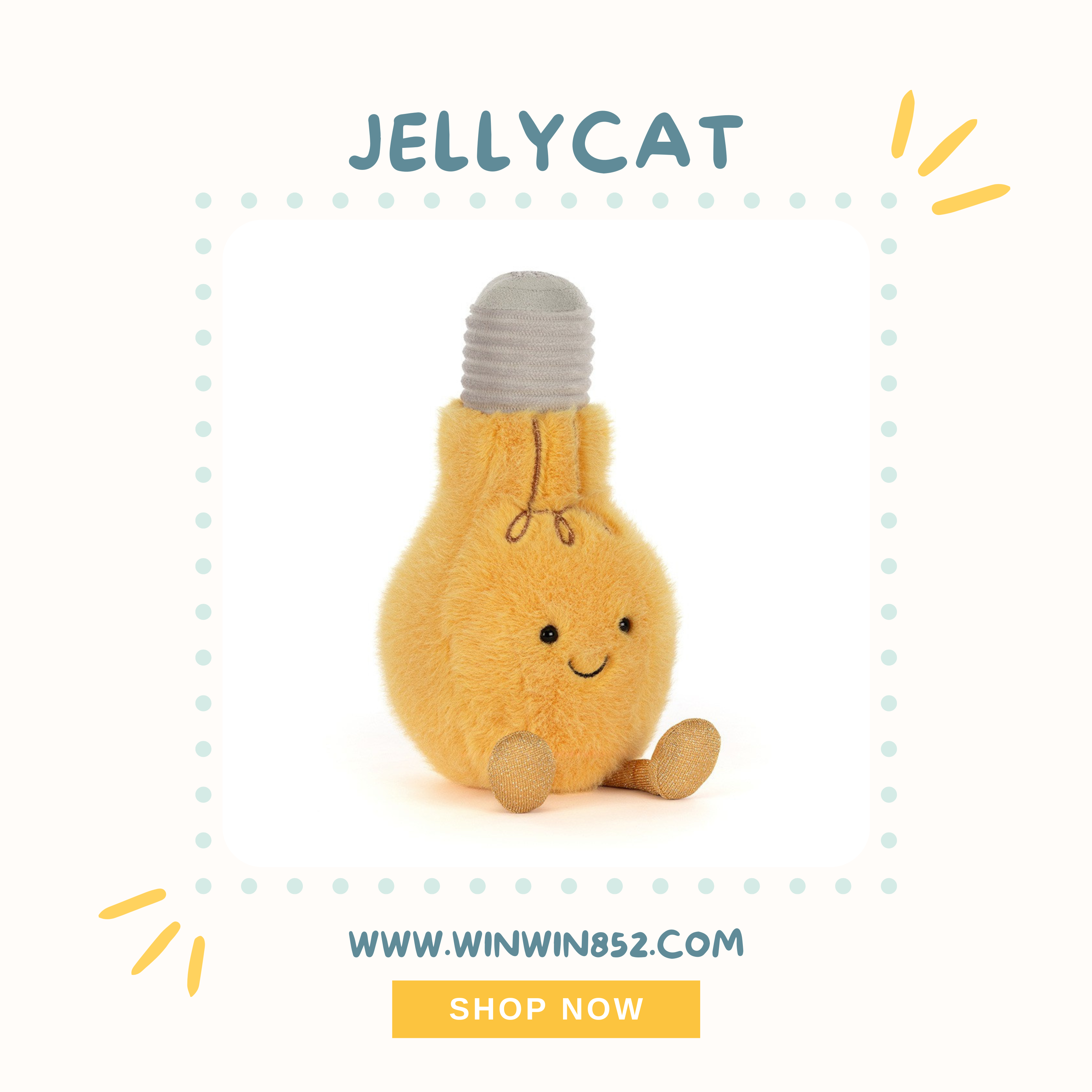 Jellycat Amuseables Lightbulb