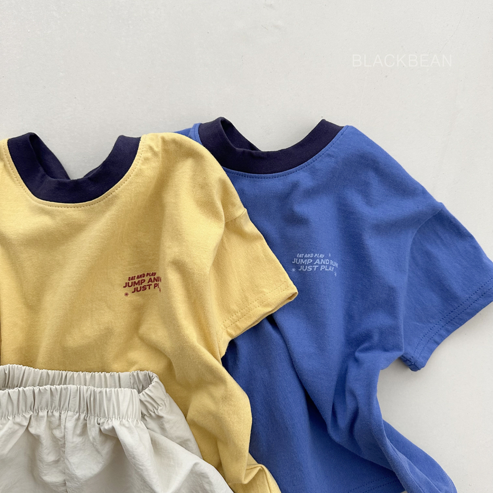 90-120 BLA 滾邊圓領簡約上衣 2色