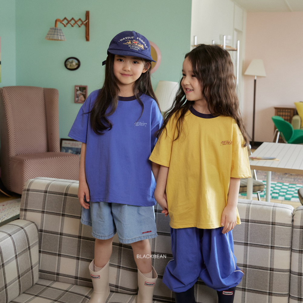 90-120 BLA 滾邊圓領簡約上衣 2色