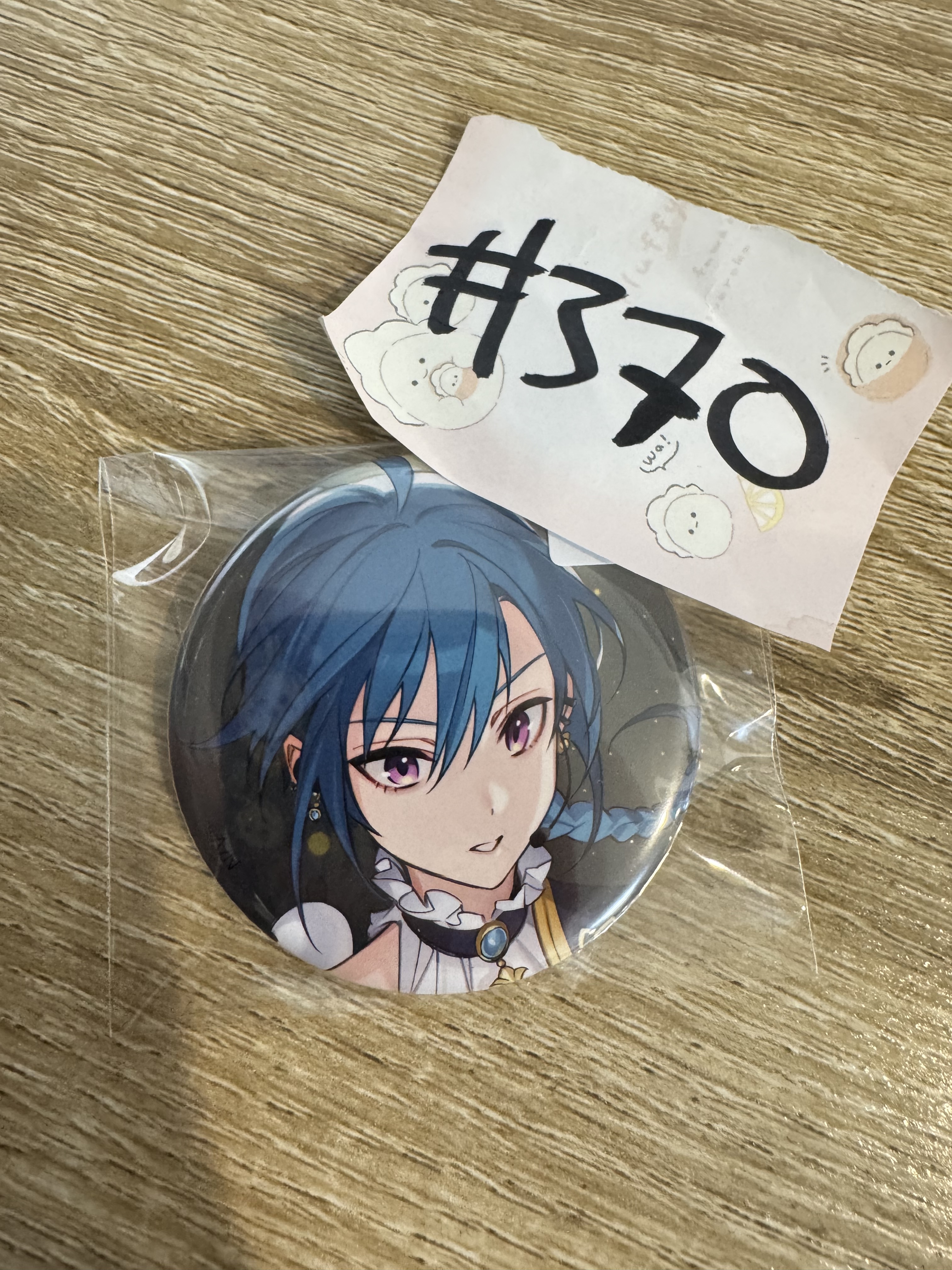 彩虹社 綠仙 襟章#370