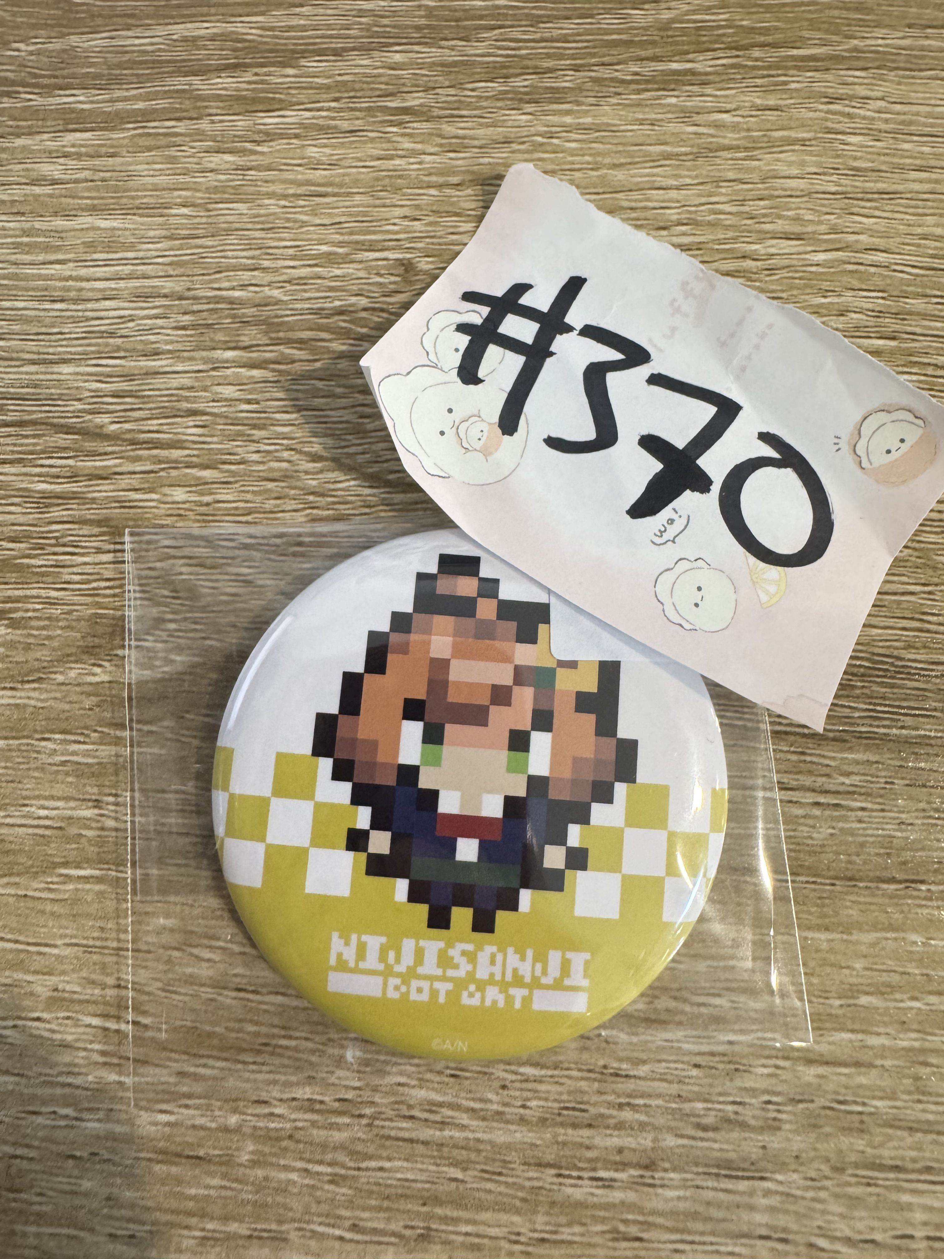 彩虹社 本間 襟章#370