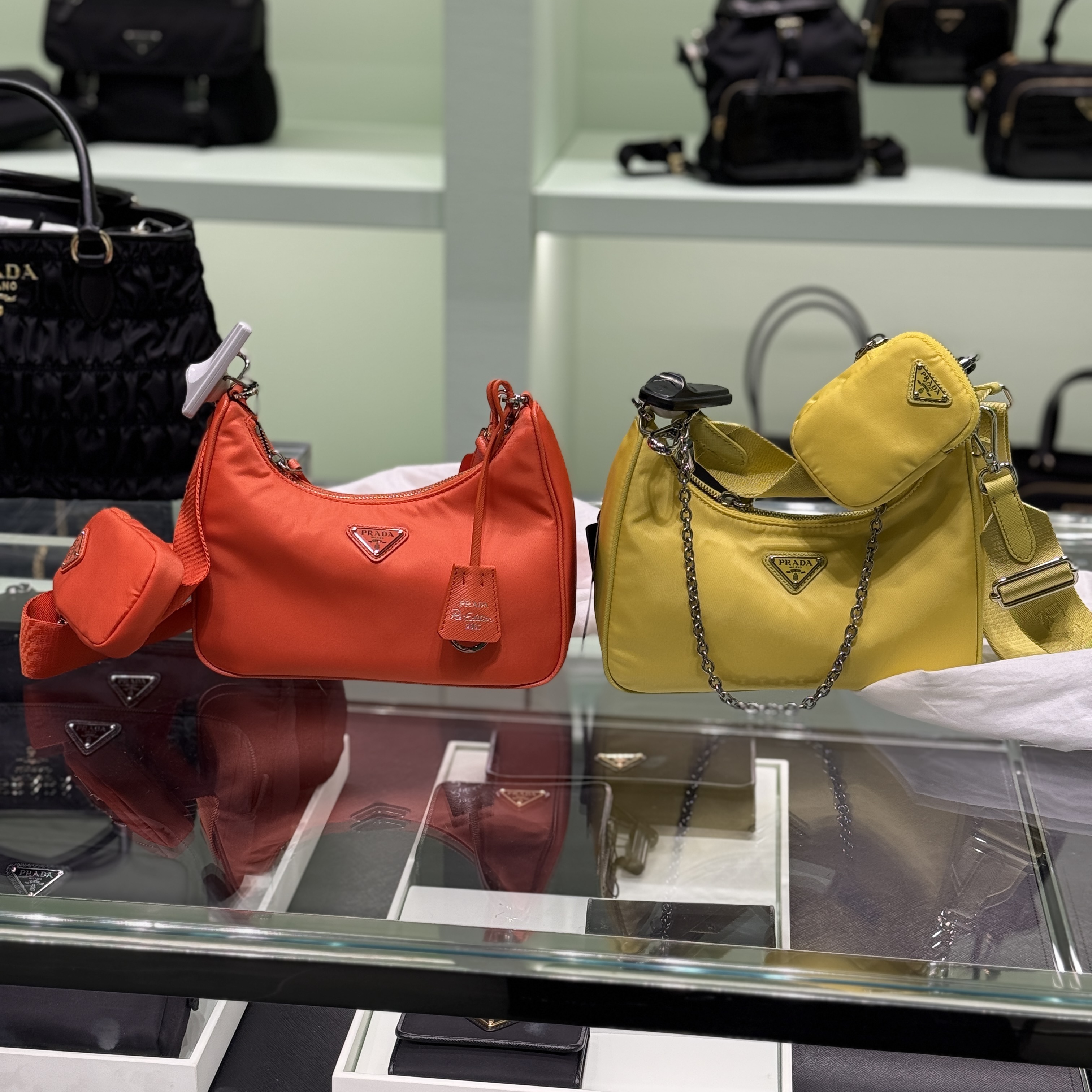 Prada shoulder crossbody bag re-edition 2005