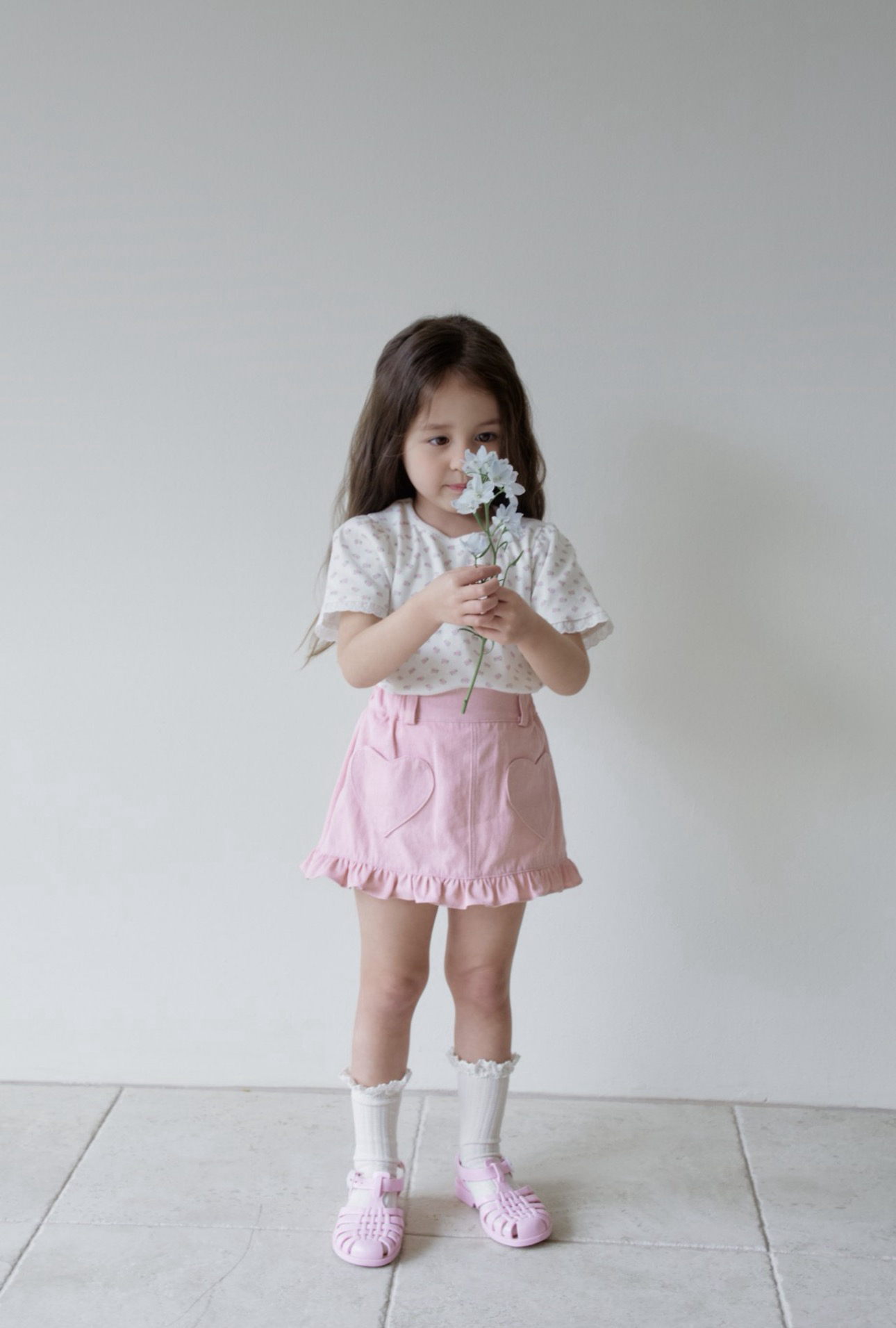 Momo Ann Frilled Heart Skirt