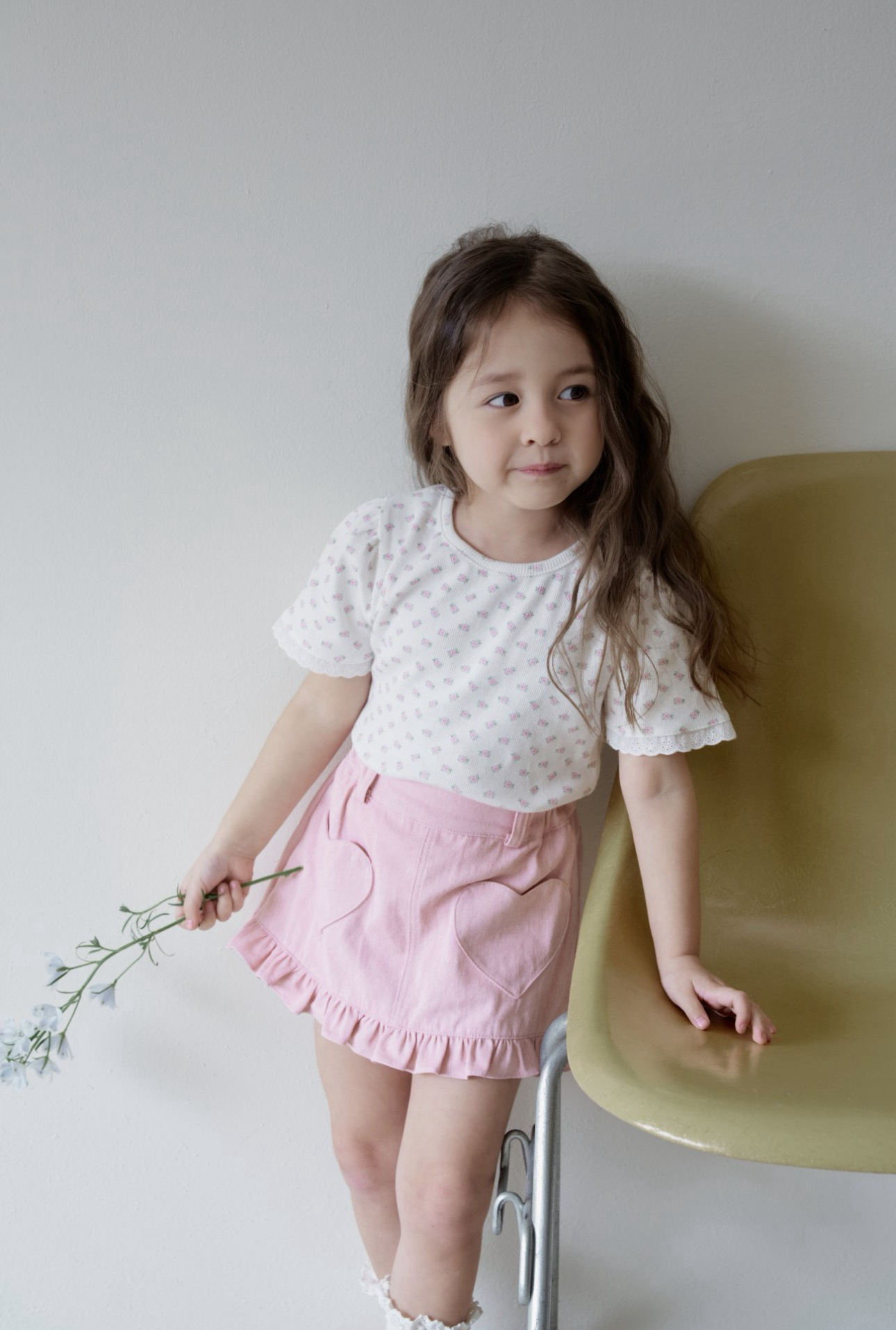 Momo Ann Frilled Heart Skirt