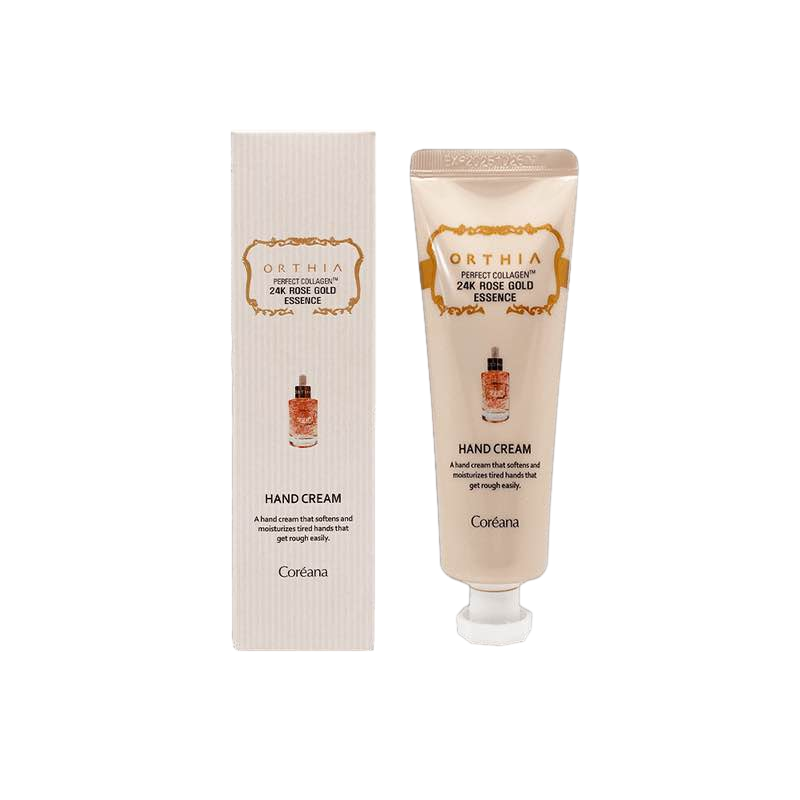 【Coreana】24K黃金玫瑰安瓶護手霜 50ml (效期：2027.10.20)  粉