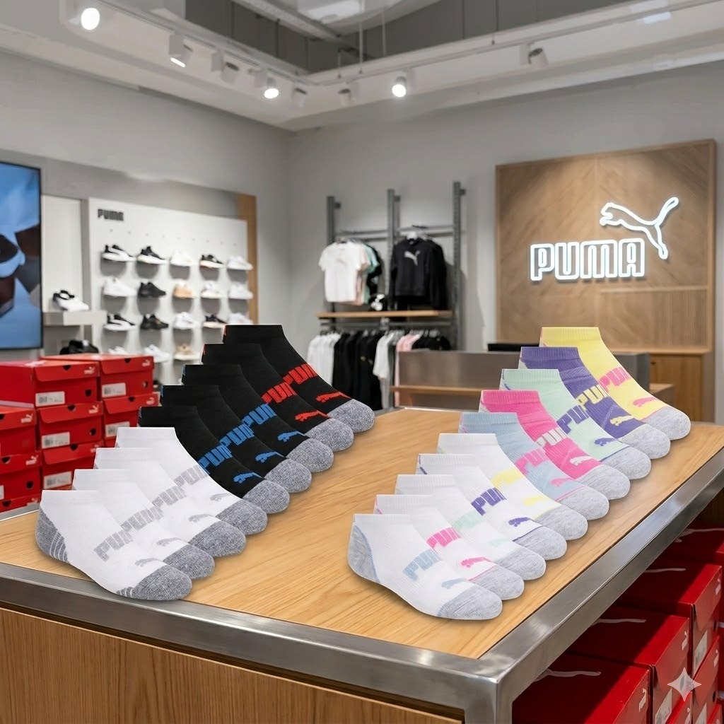 【預購】PUMA H032450 童裝短襪