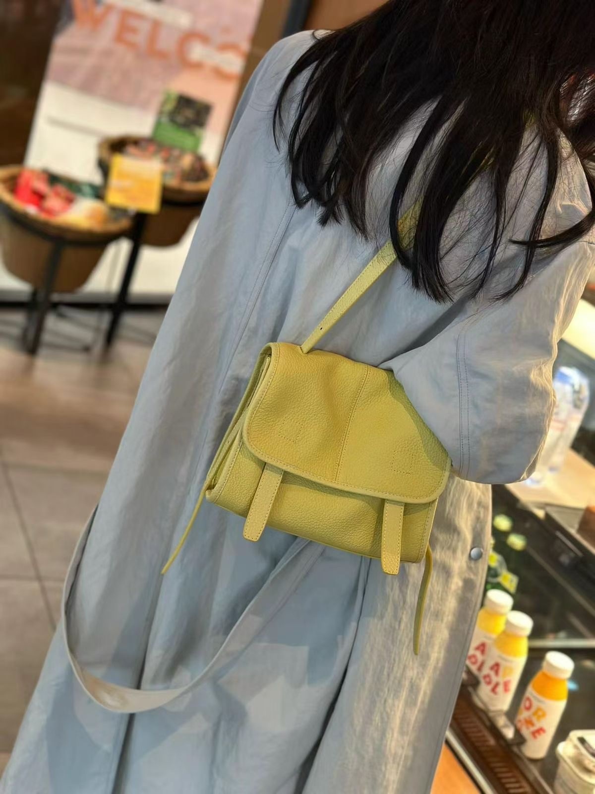 韓國型格全真皮手袋👍👍~153AW