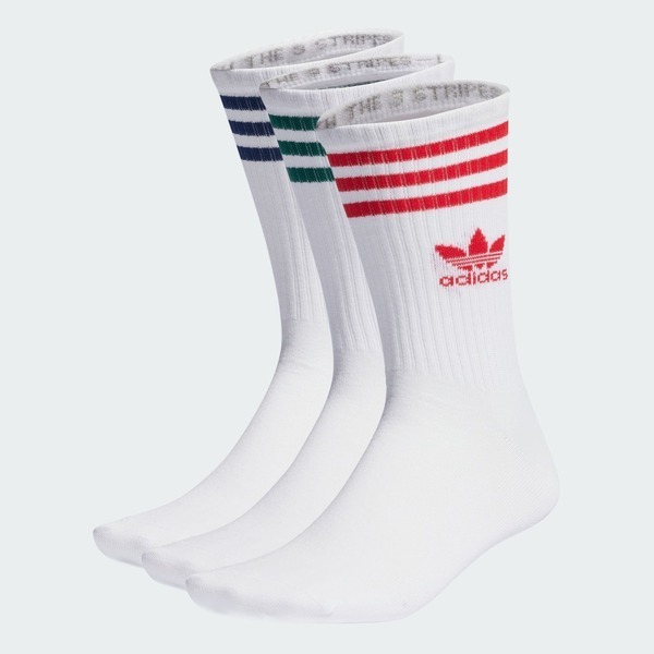 Adidas 愛迪達 Crew Sock 3str IL5026 中筒襪 白 經典 舒適 三雙入