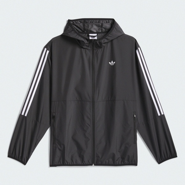 Adidas 愛迪達 Windbreaker JX0268 男女 外套/夾克 運動外套 休閒穿搭 黑 亞版 拉鍊連帽