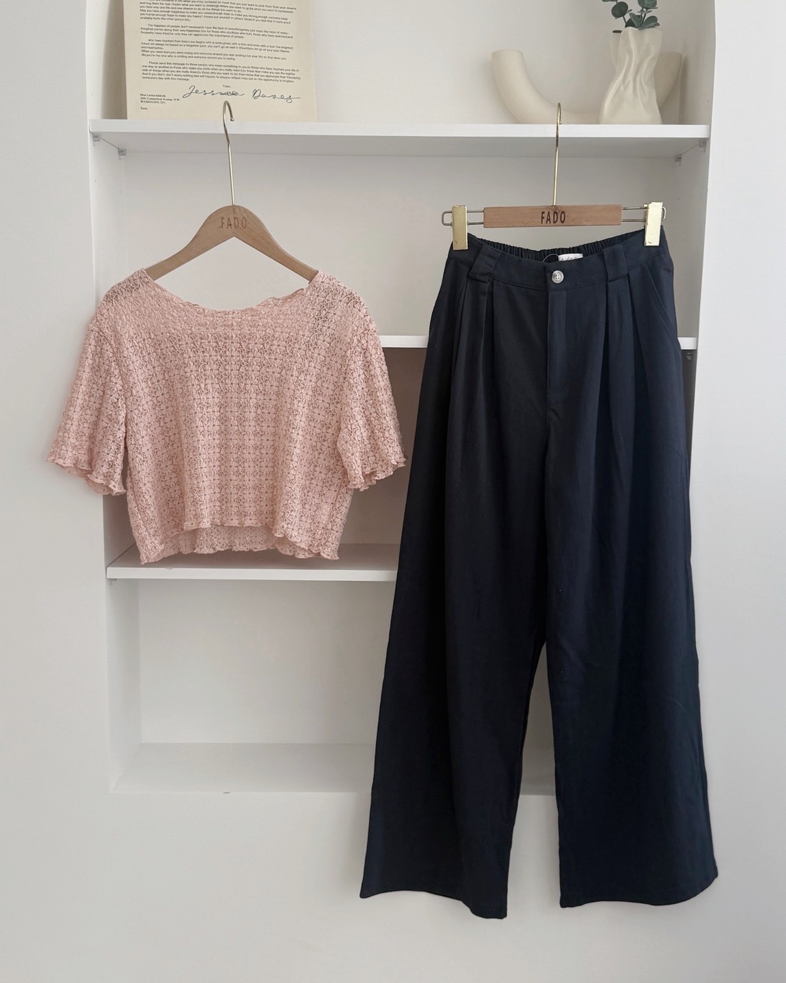 法朵Fado shop｜透膚紋理感短版上衣 0715002 四色