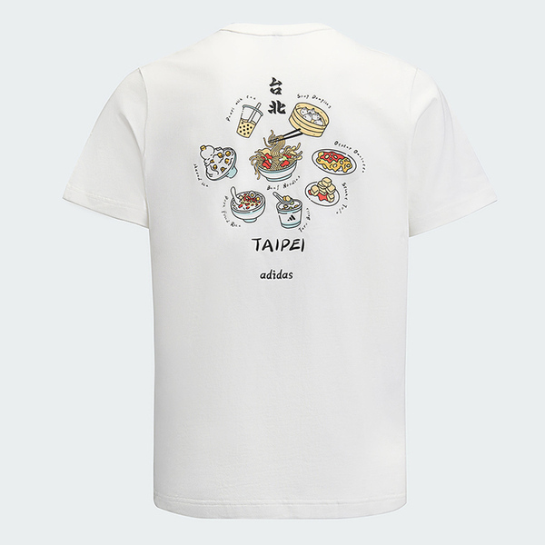 Adidas 愛迪達 Taipei Gfx Tee KF2470 男 T恤 運動上衣 休閒短袖 白 亞版 透氣