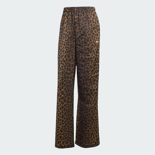 Adidas 愛迪達 Stn Wl Pants KA2666 女 長褲 運動長褲 休閒長褲 棕 亞版 豹紋