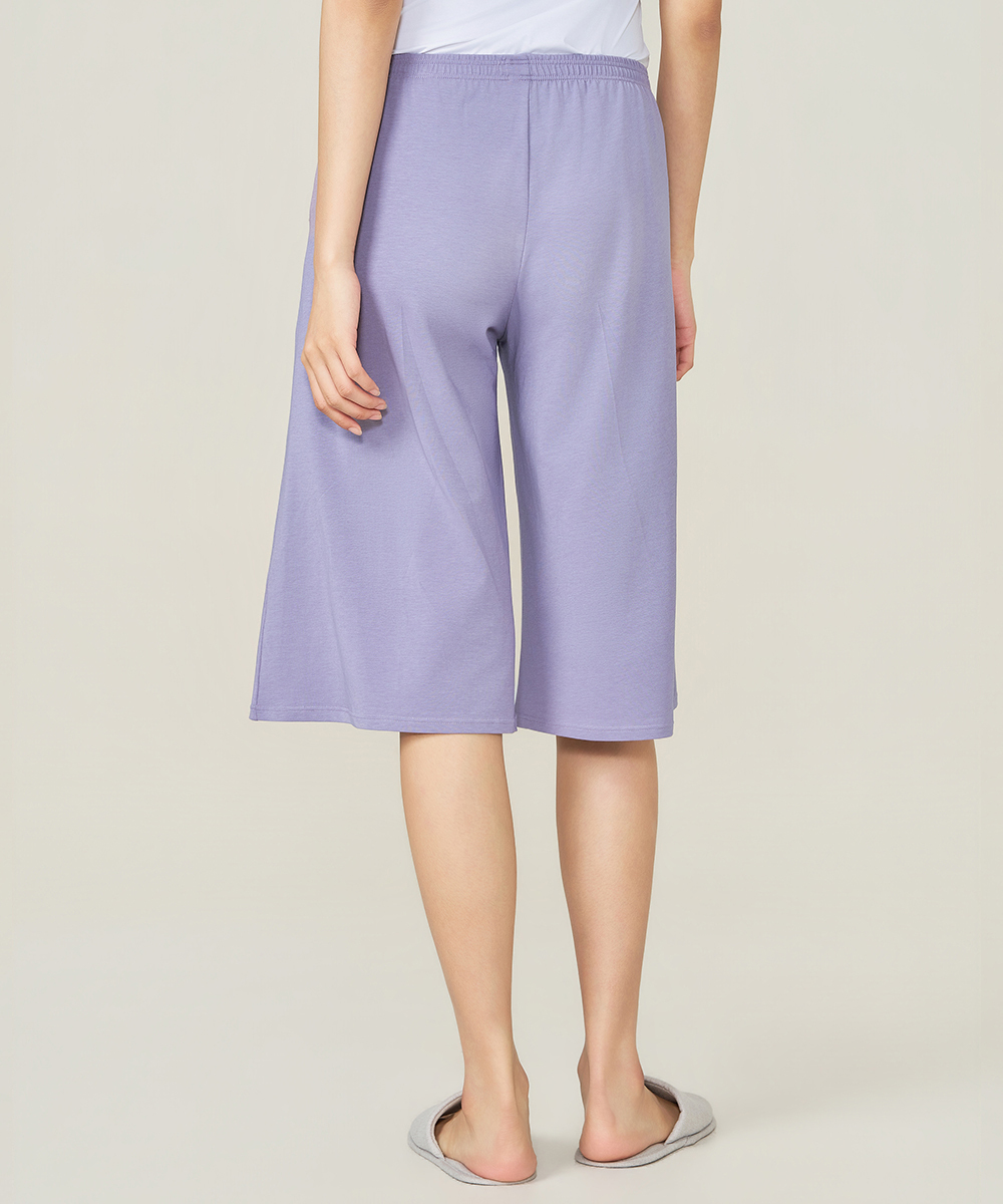 自由空間-圓舞曲 親密棉柔女居家六分寬褲 UE0G2321