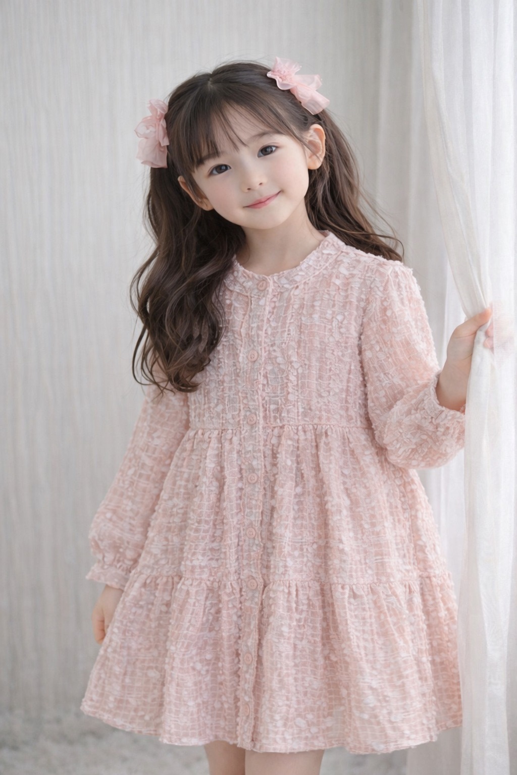 Kira 閃光絲雪紡裙