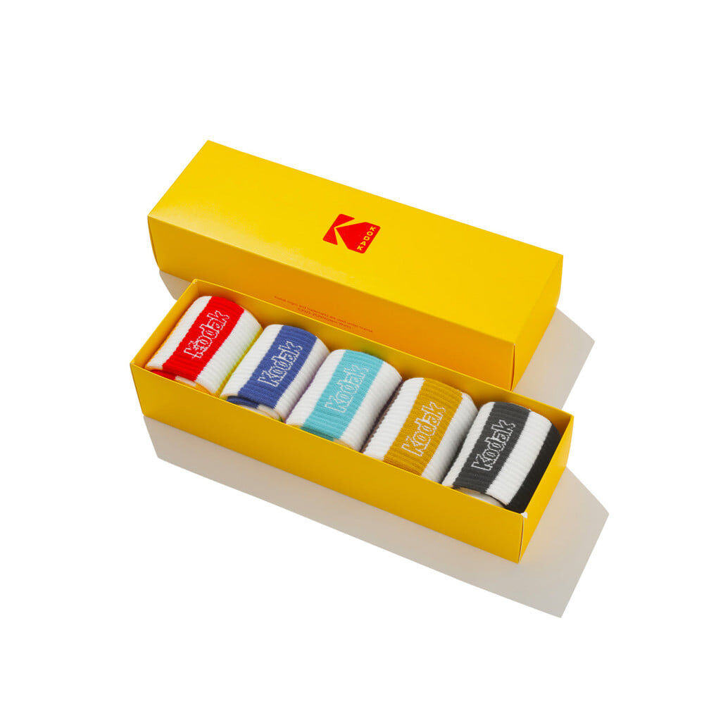 XE040 KODAK 特色印花襪子5對裝