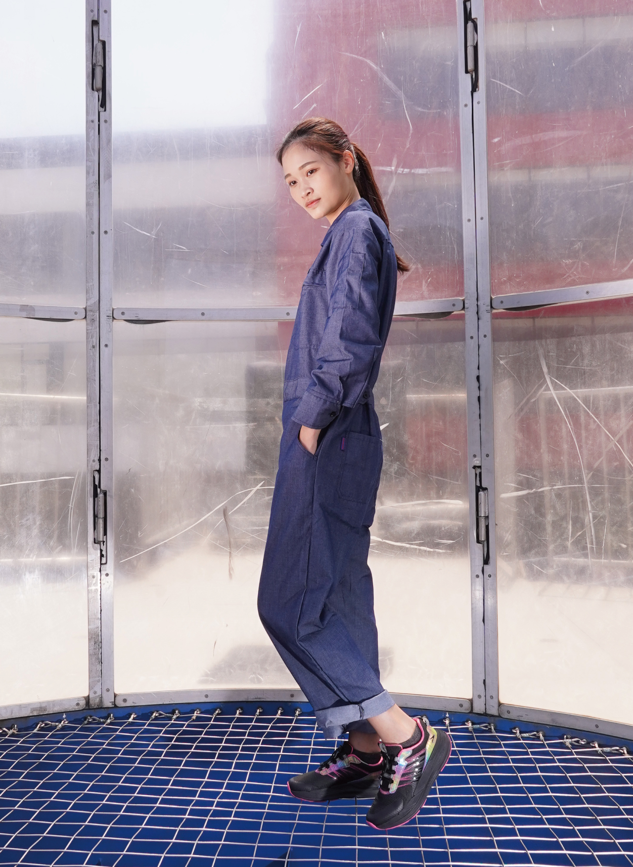 USTINI 我挺你健康鞋 扣扣極地鞋 火星粉