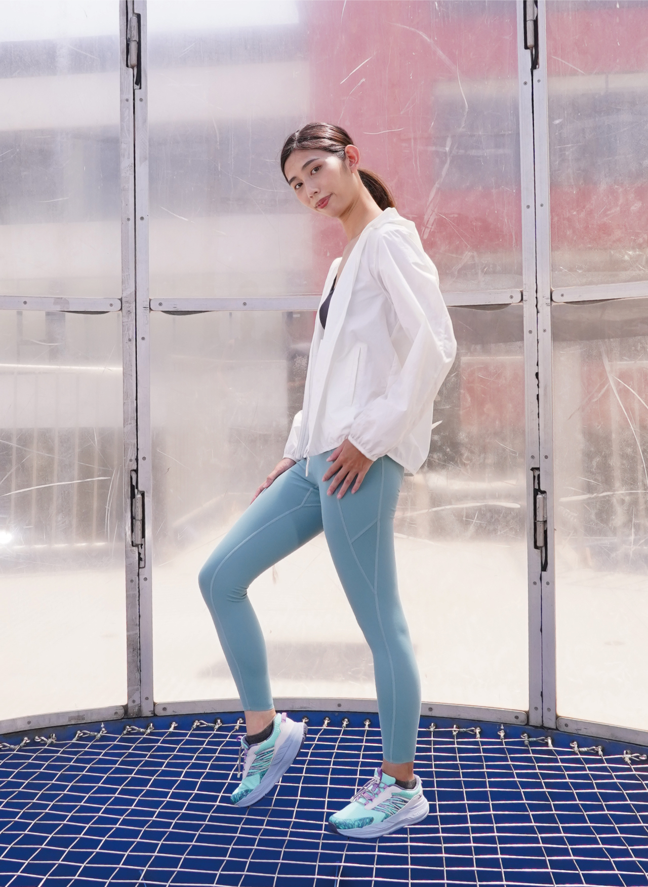 USTINI 我挺你健康鞋 扣扣極地鞋 水星藍