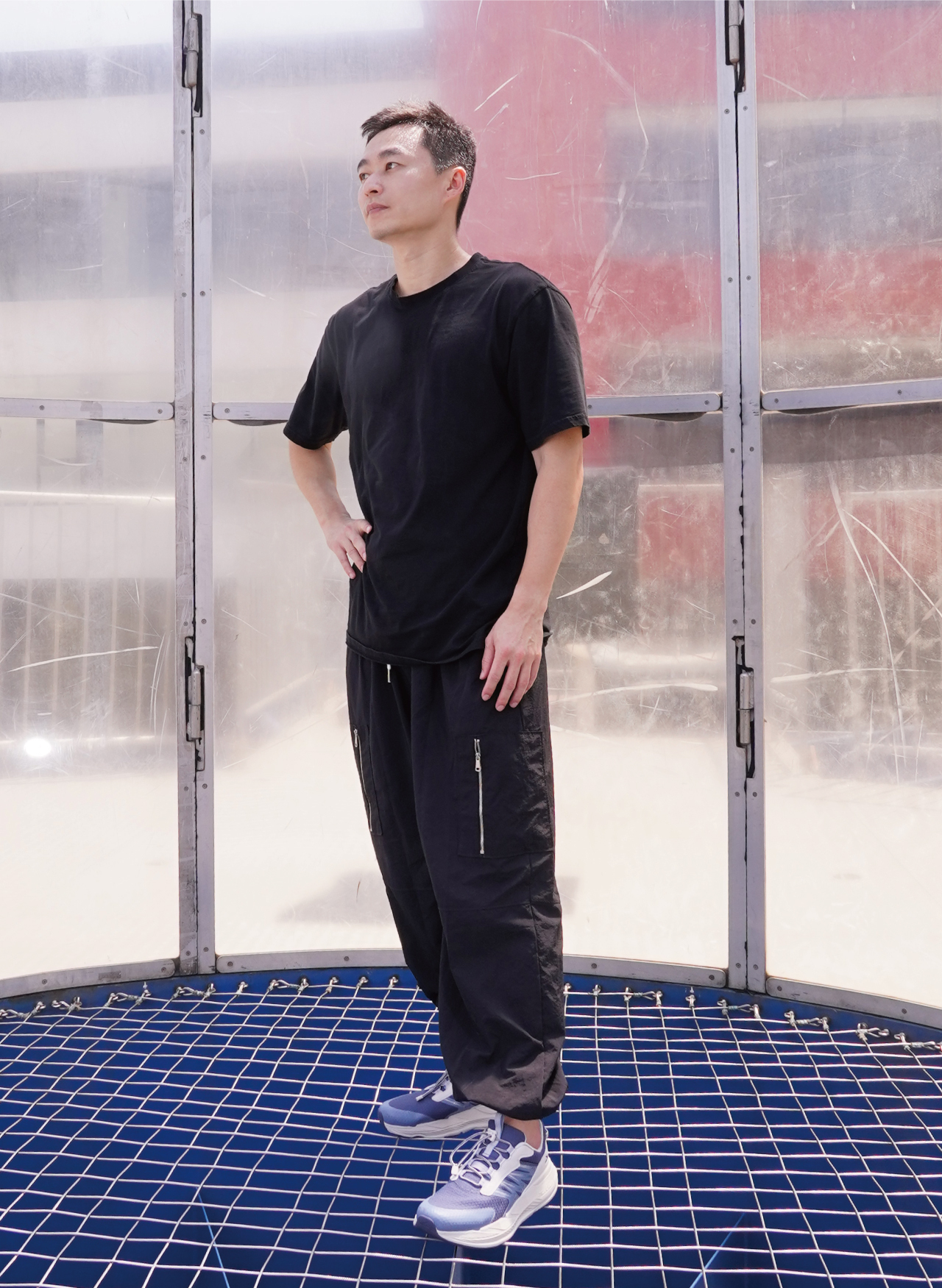 USTINI 我挺你健康鞋 扣扣極地鞋 海王藍