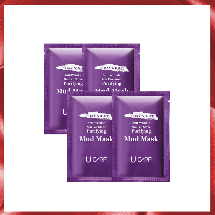 115.04生日禮-七晝夜抗皺淨白敷面泥*4包