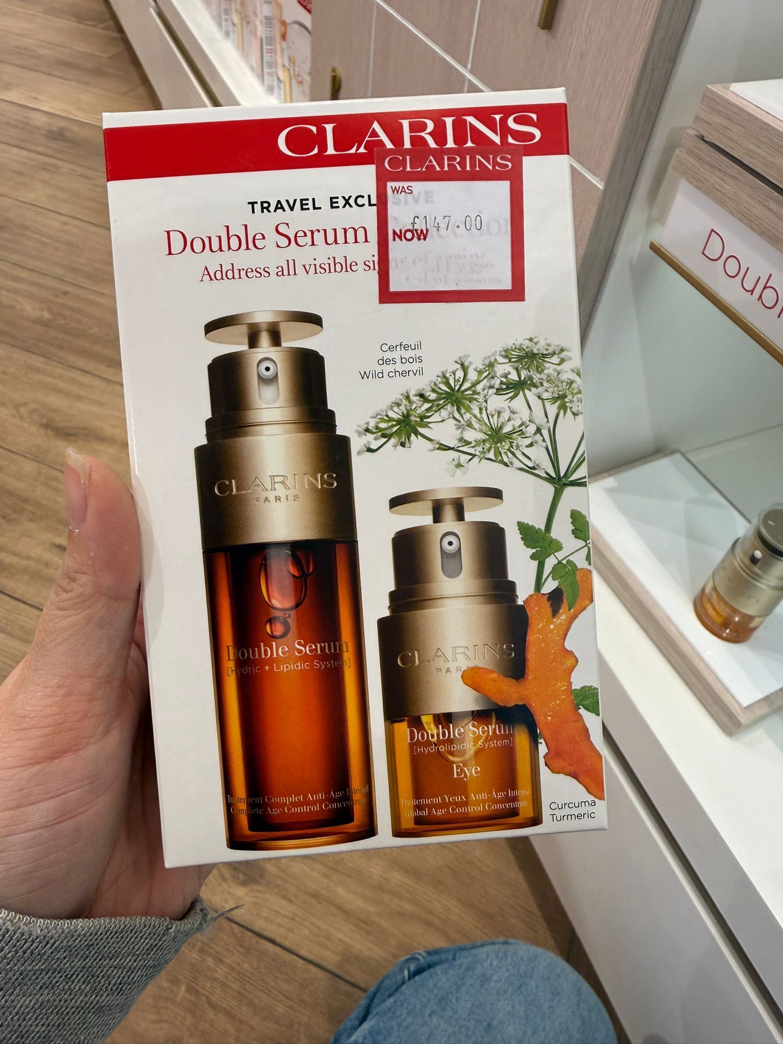 LYS01461 Clarins Double Serum & Eye Set