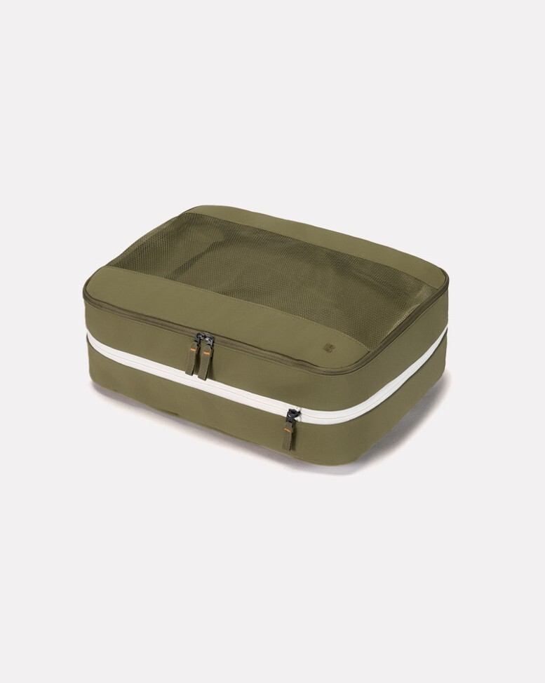 【OMZ x 好用包包 0331】[ZU12] Branden 輕量旅行壓縮收納袋 [L，橄欖色]