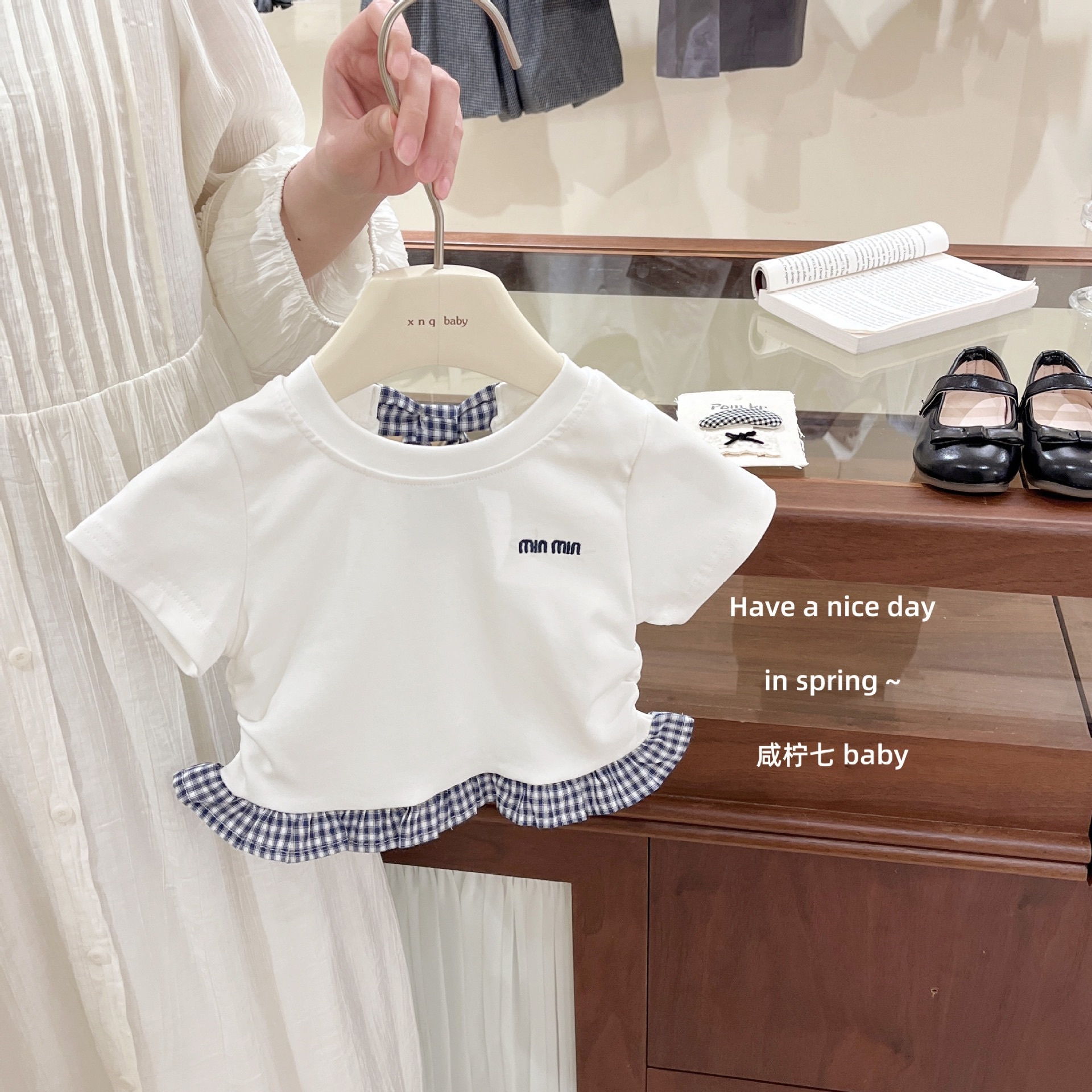 學院感格子拼接套裝