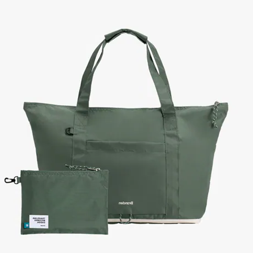 【Joey x 現貨包包 0326】[JF10] Branden 可摺疊多功能手提袋 [深綠色]